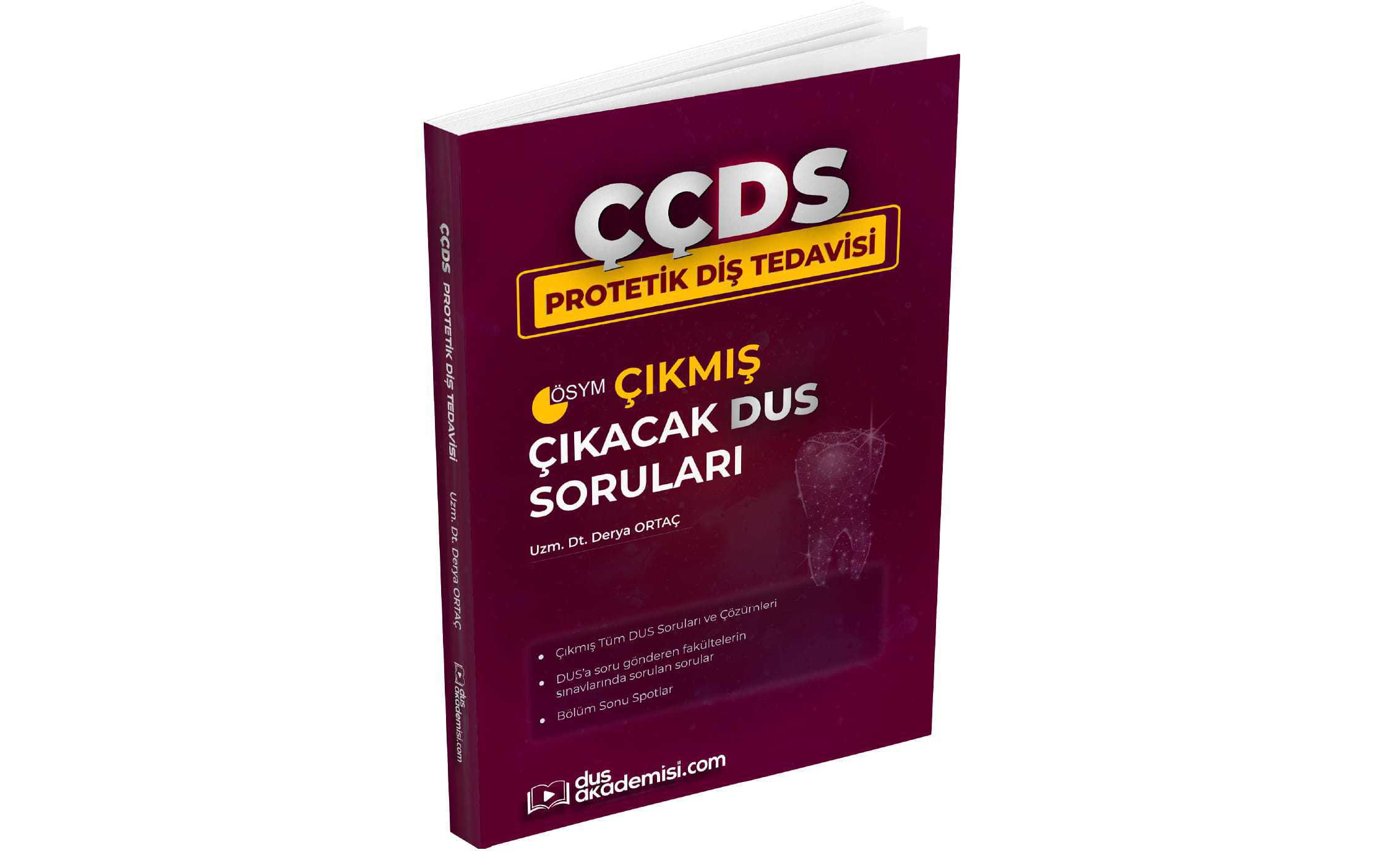 Çıkmış Çıkacak Dus Soruları Protetik Diş Tedavisi Kitabı