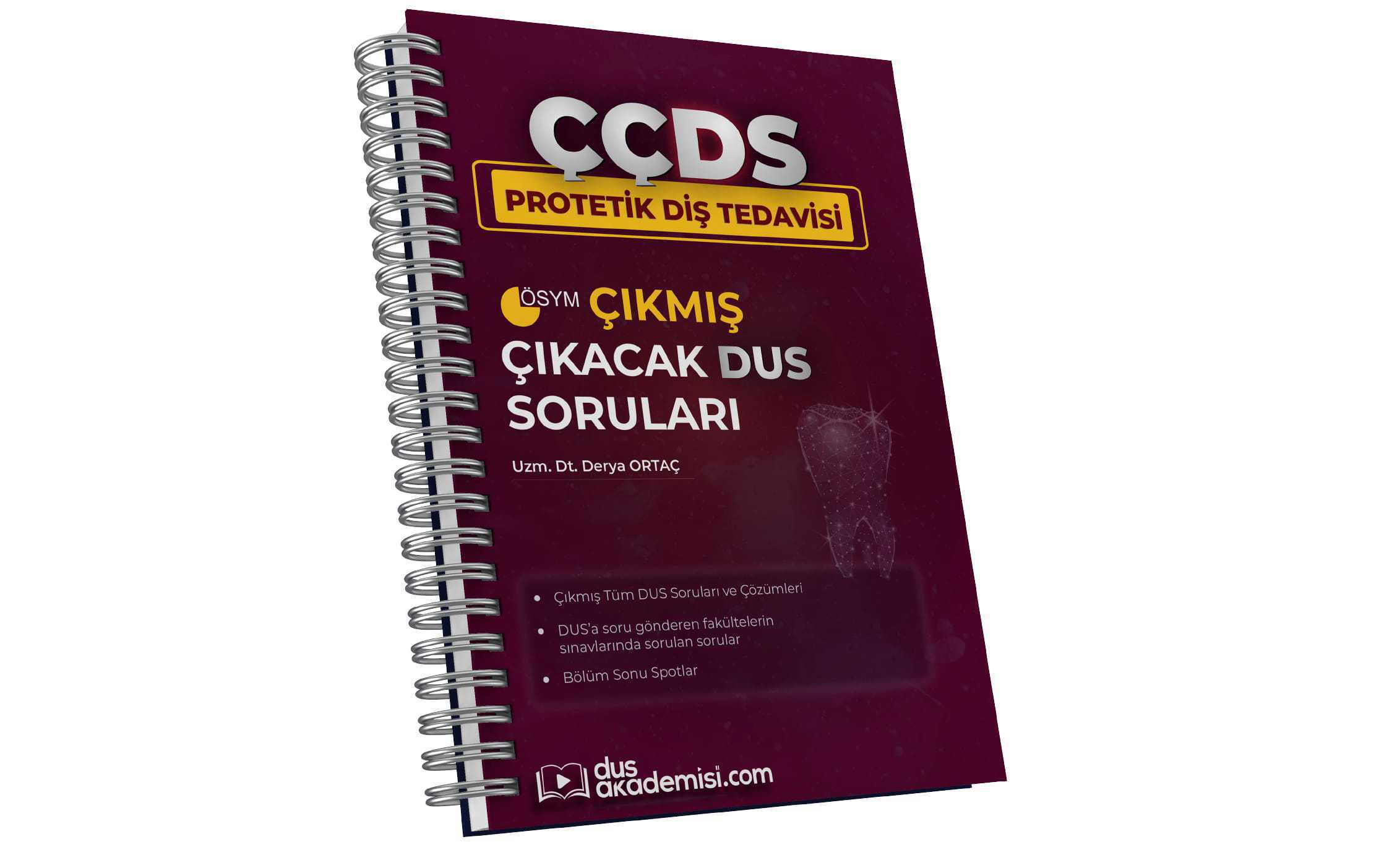 Çıkmış Çıkacak Dus Soruları Protetik Diş Tedavisi Kitabı — görsel 6