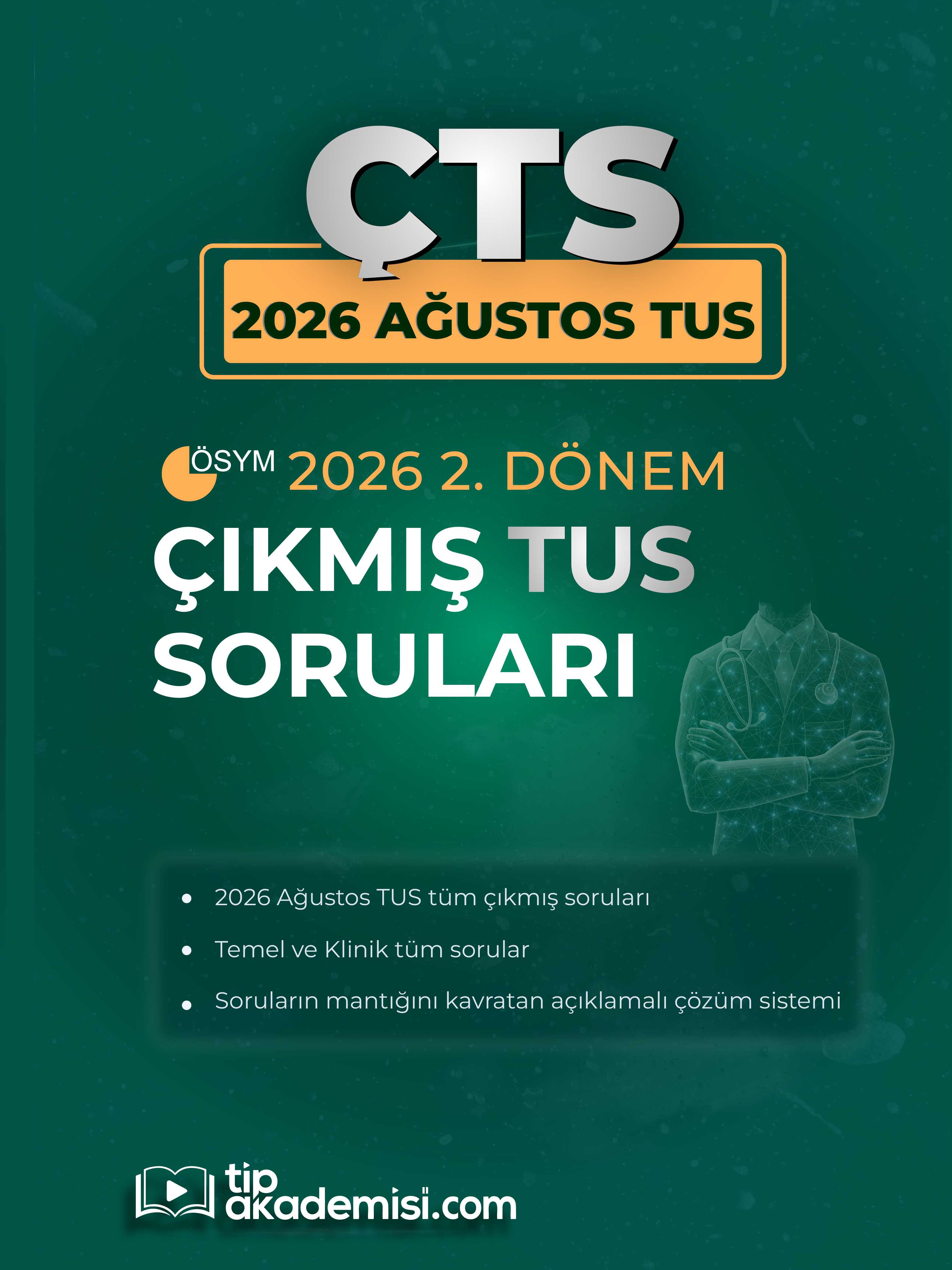 Çıkmış Tus Soruları 2026 Ağustos TUS Kitabı