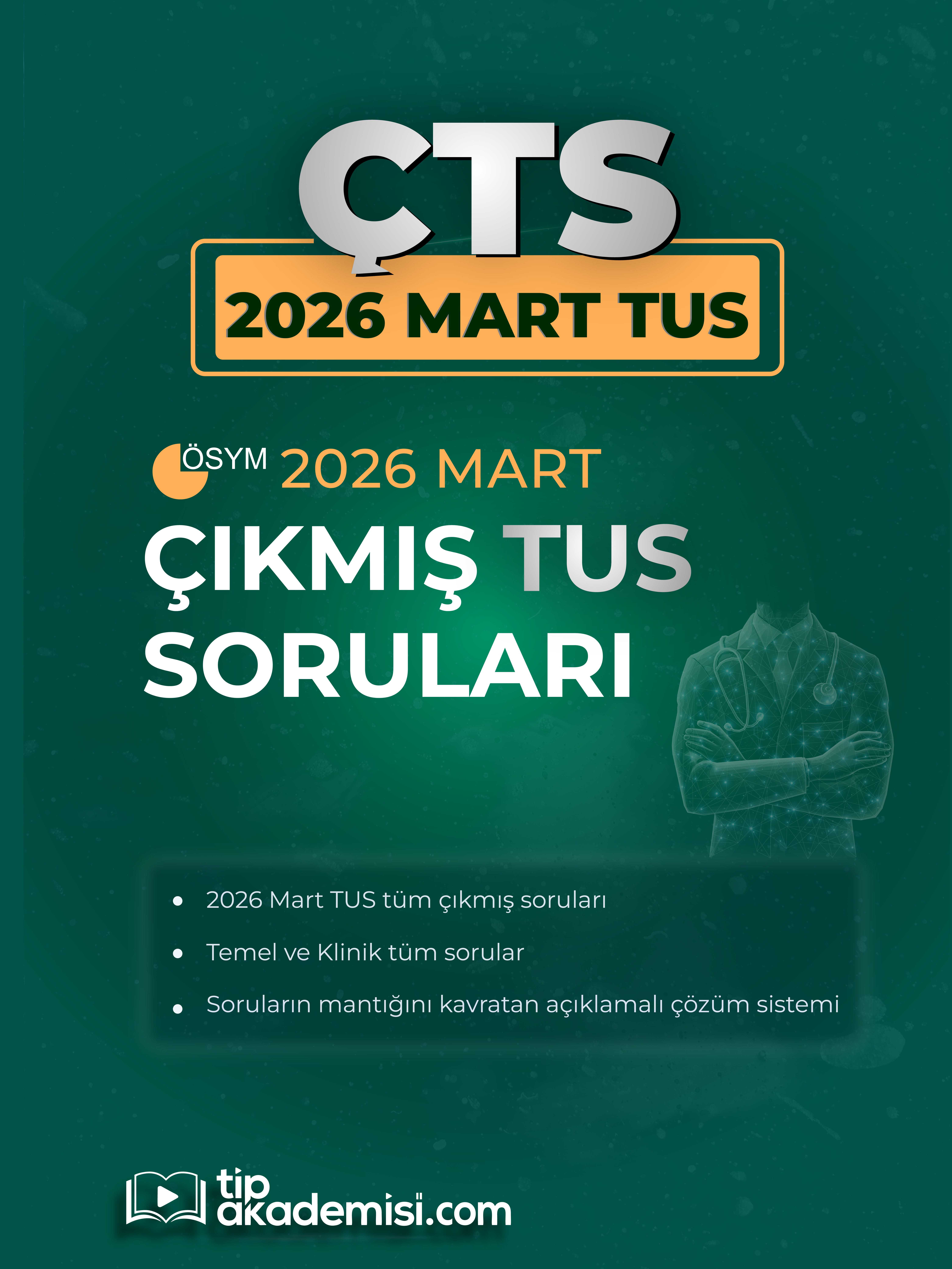 Çıkmış Tus Soruları 2026 Mart TUS Kitabı
