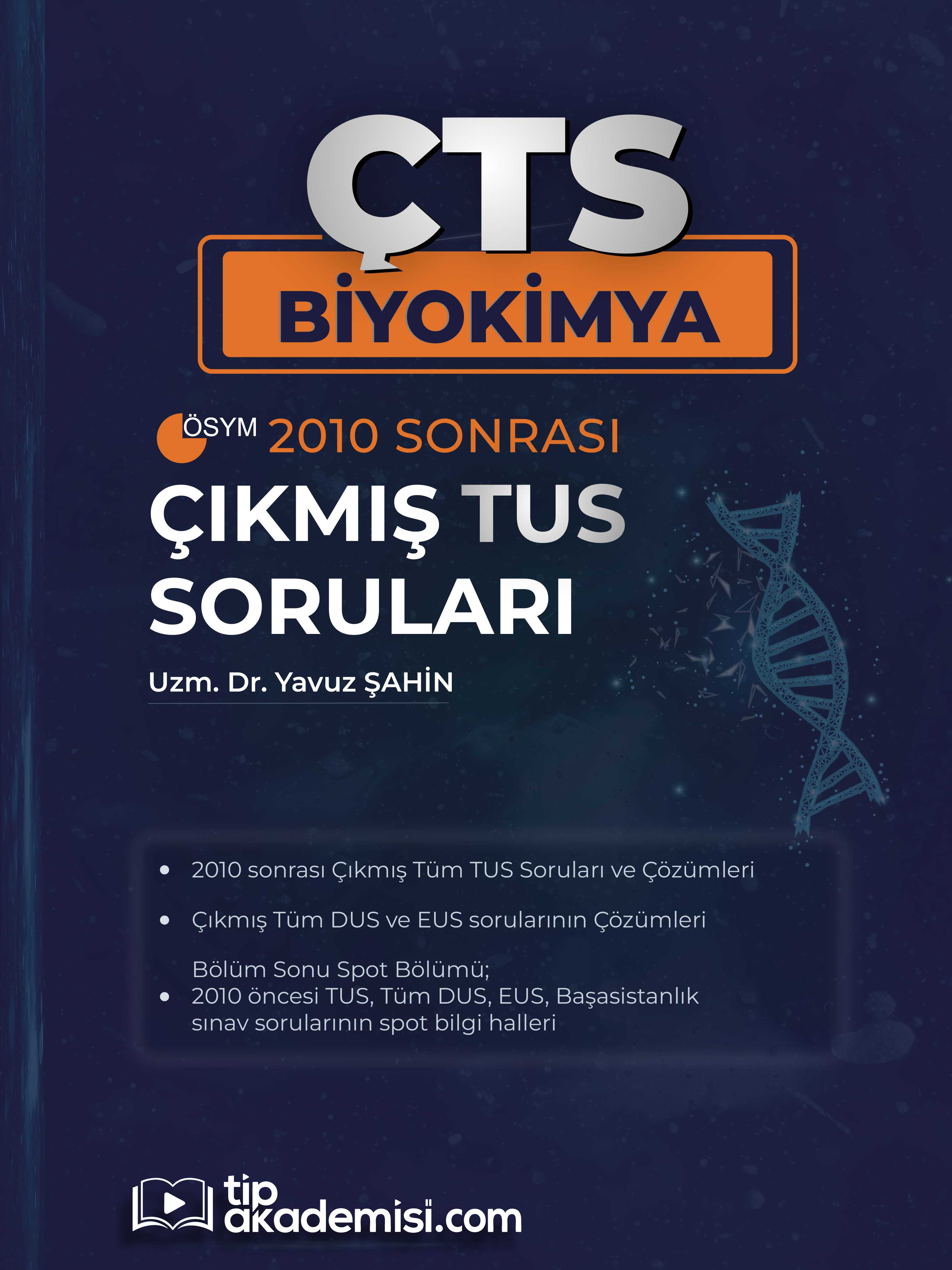 ÇTS Çıkmış Biyokimya Kitabı | TUS DUS EUS — görsel 2