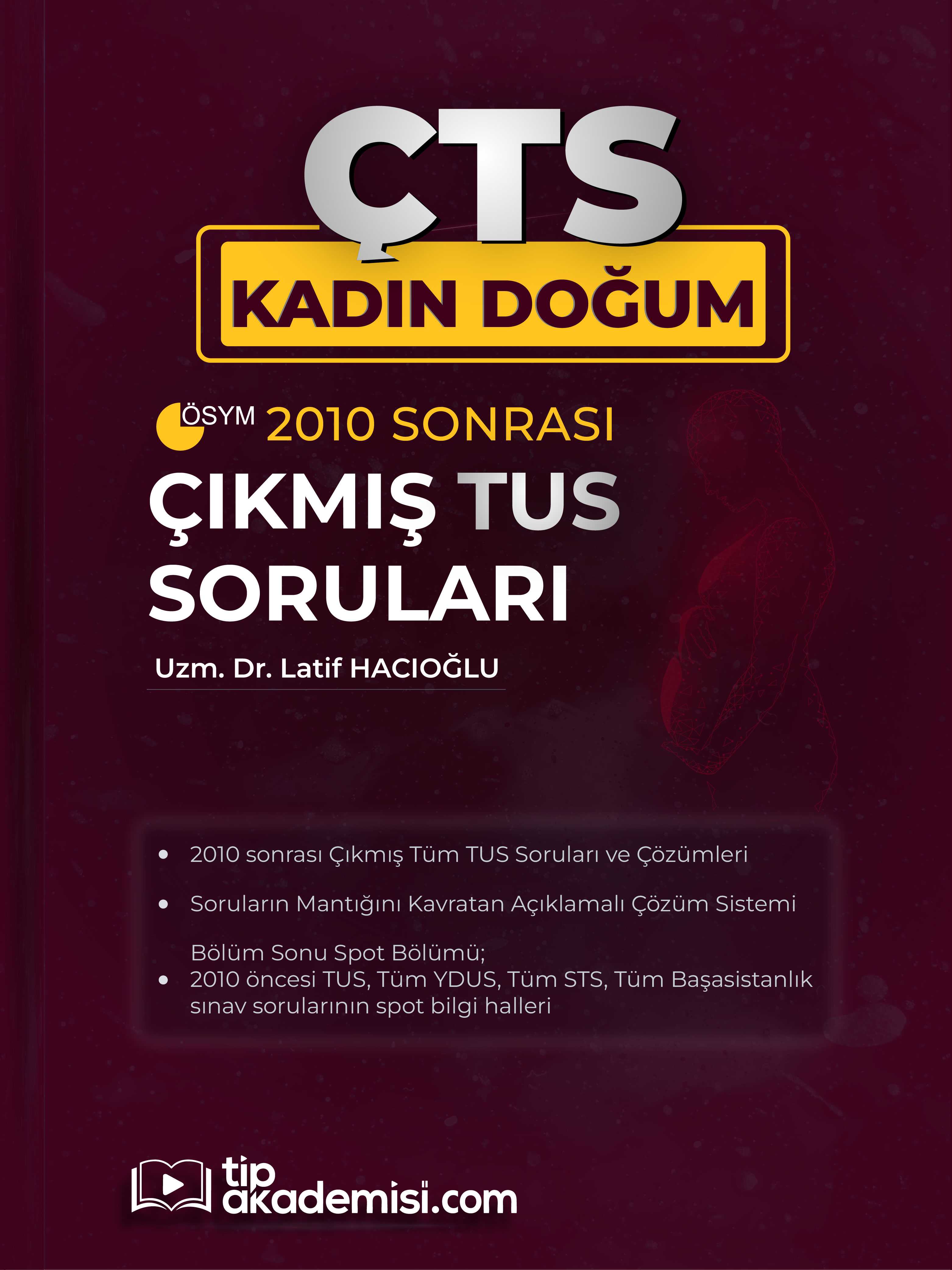 ÇTS Çıkmış Kadın Hastalıkları ve Doğum Kitabı | TUS YDUS — görsel 2