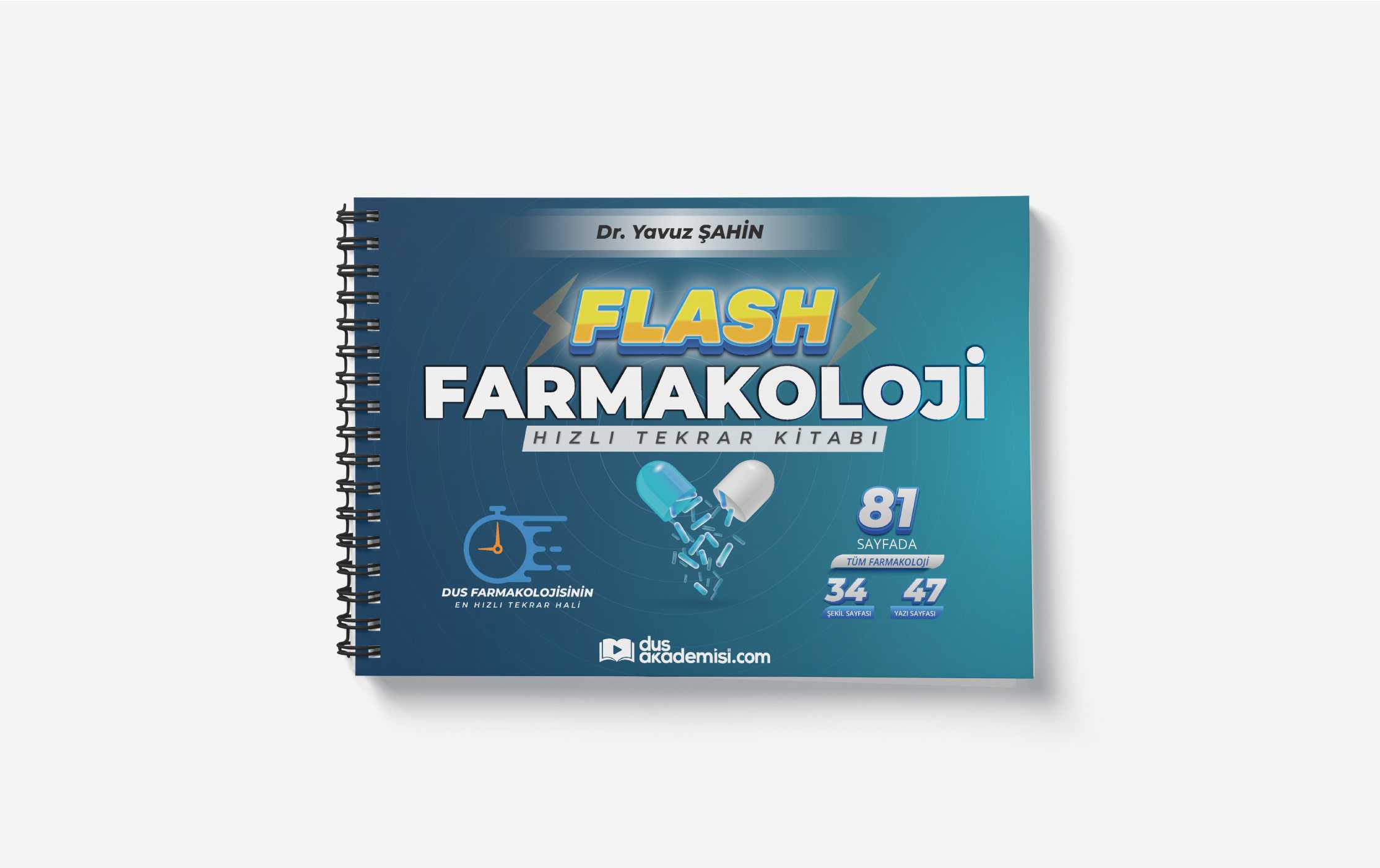 Flash DUS Farmakoloji Konu Kitabı (a4 Formatı)