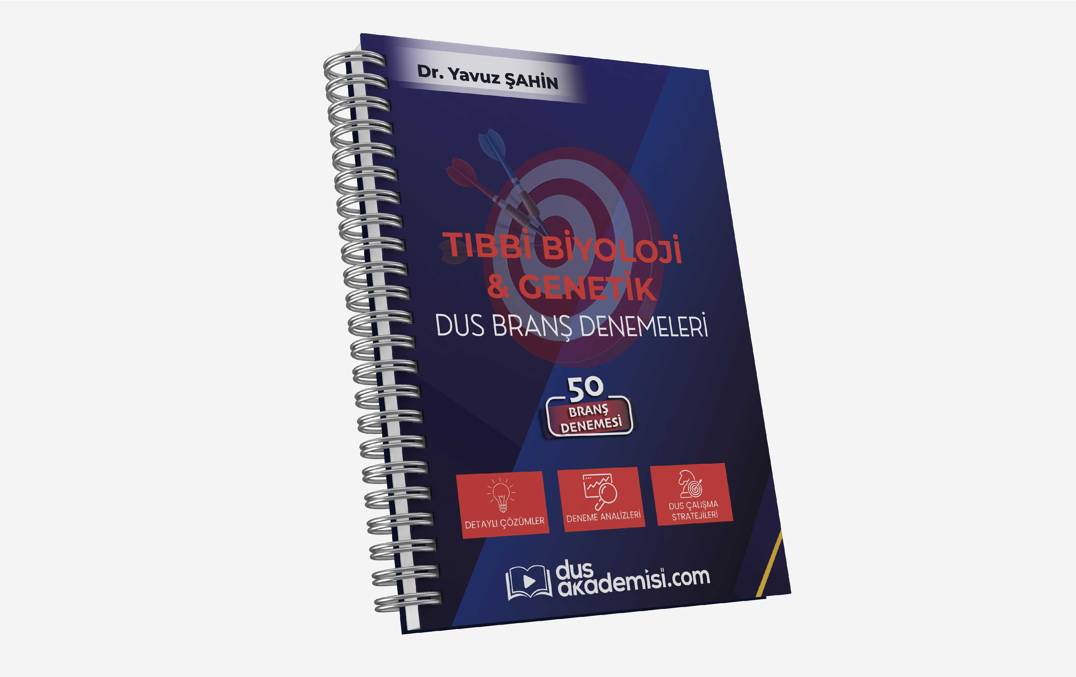 DUS Tıbbi Biyoloji ve Genetik Branş Deneme Kitabı