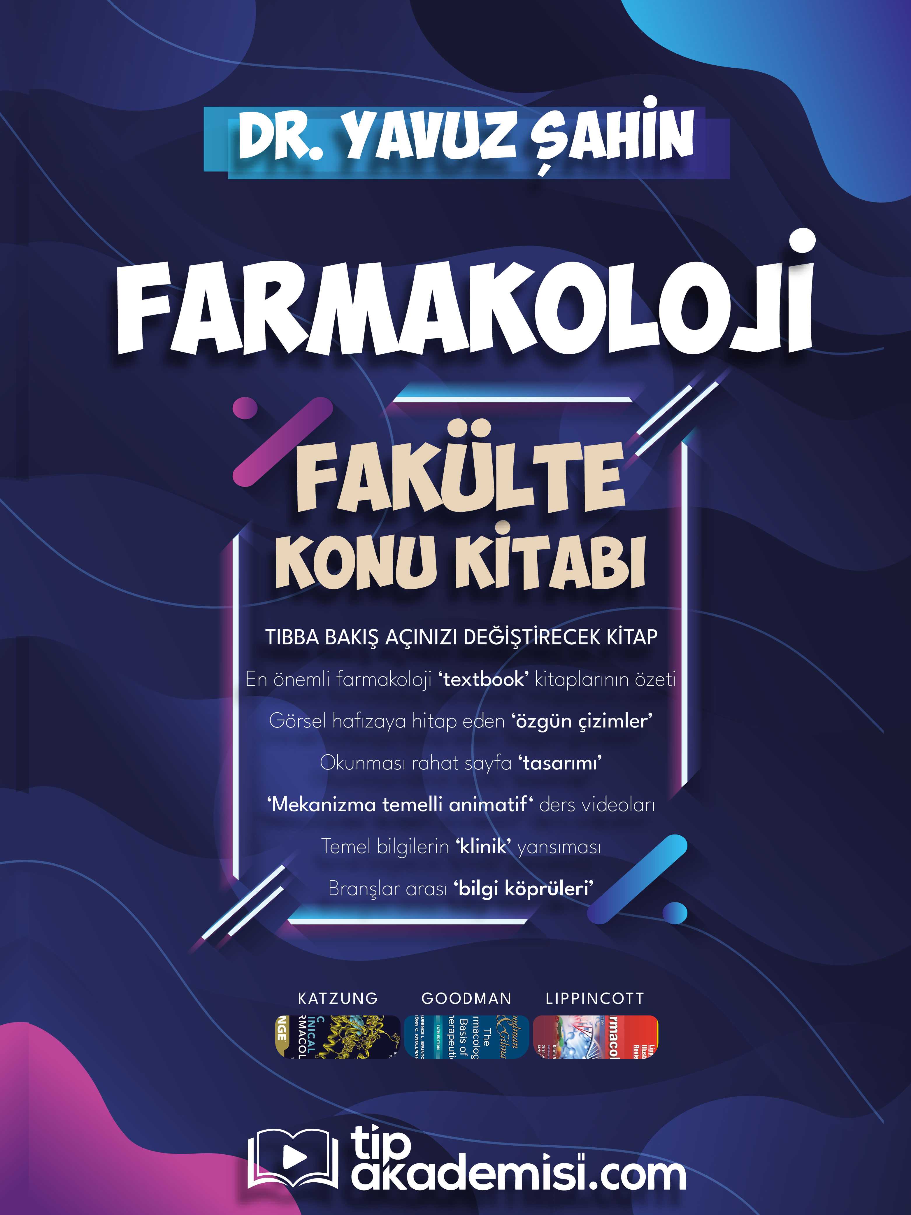 Fakülte Farmakoloji Konu Kitabı (Dr. Yavuz Şahin) — görsel 2