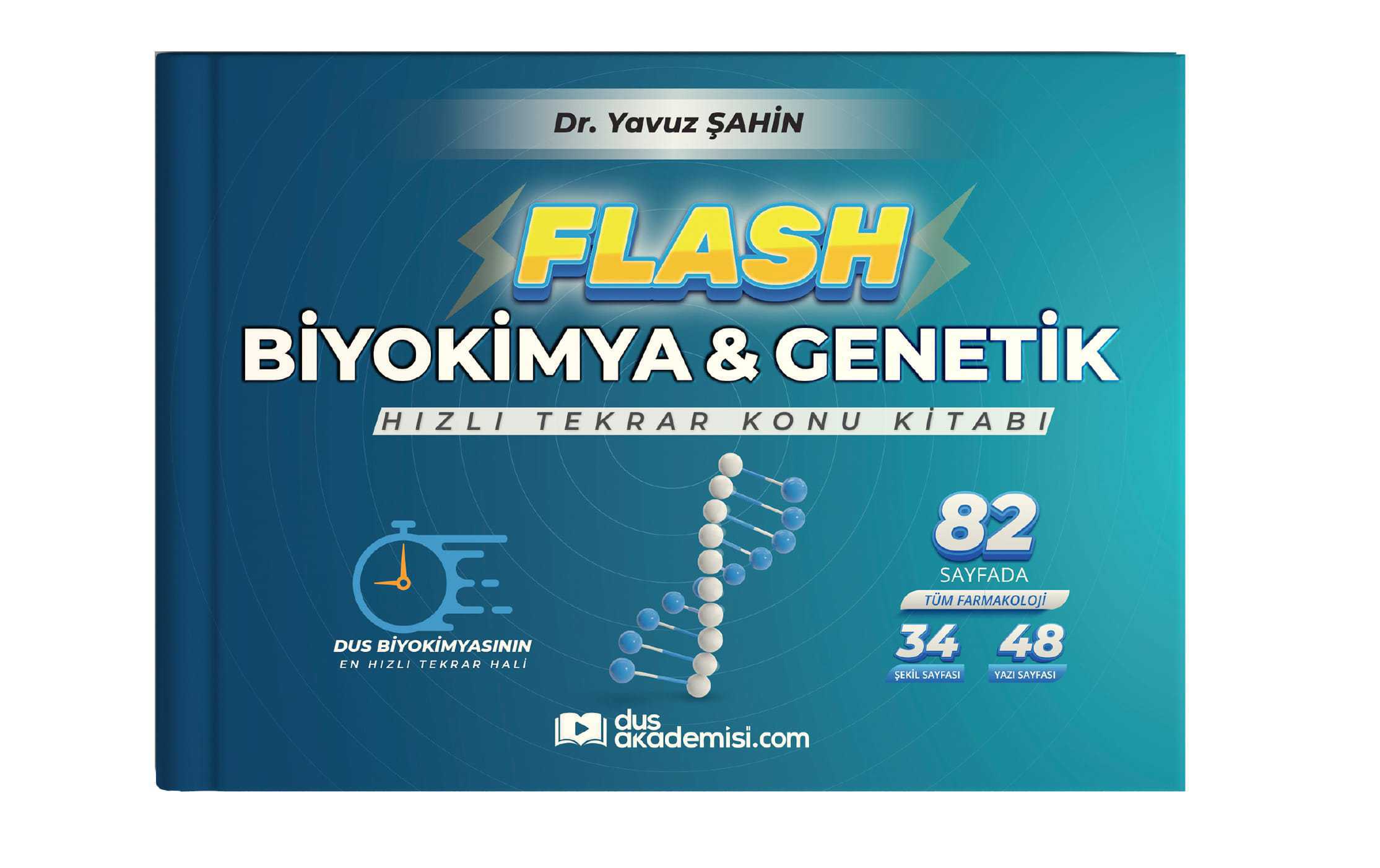 Flash DUS Biyokimya ve Genetik Konu Kitabı (a5 Formatı)