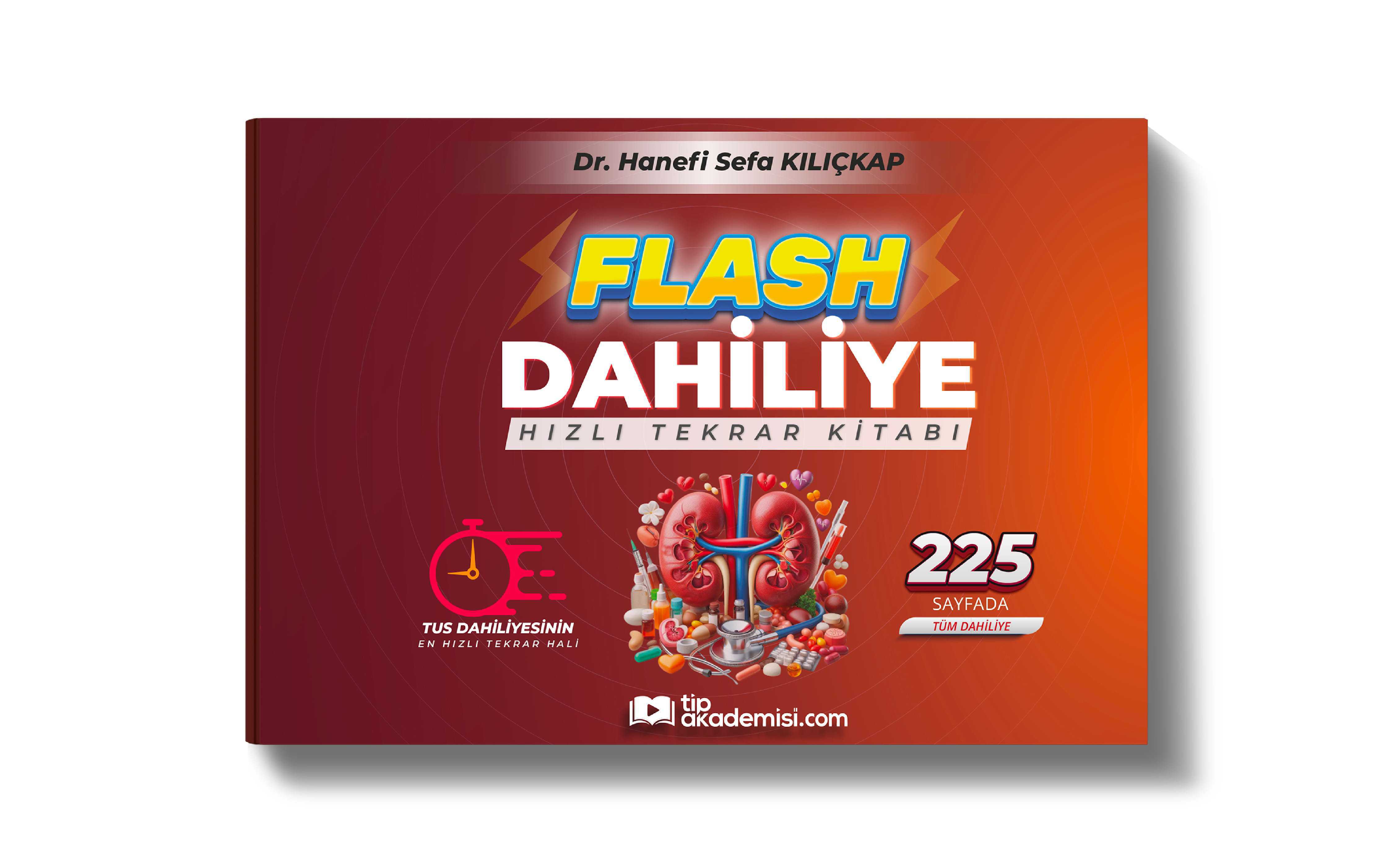 Flash TUS Dahiliye Konu Kitabı (a4 Formatı)