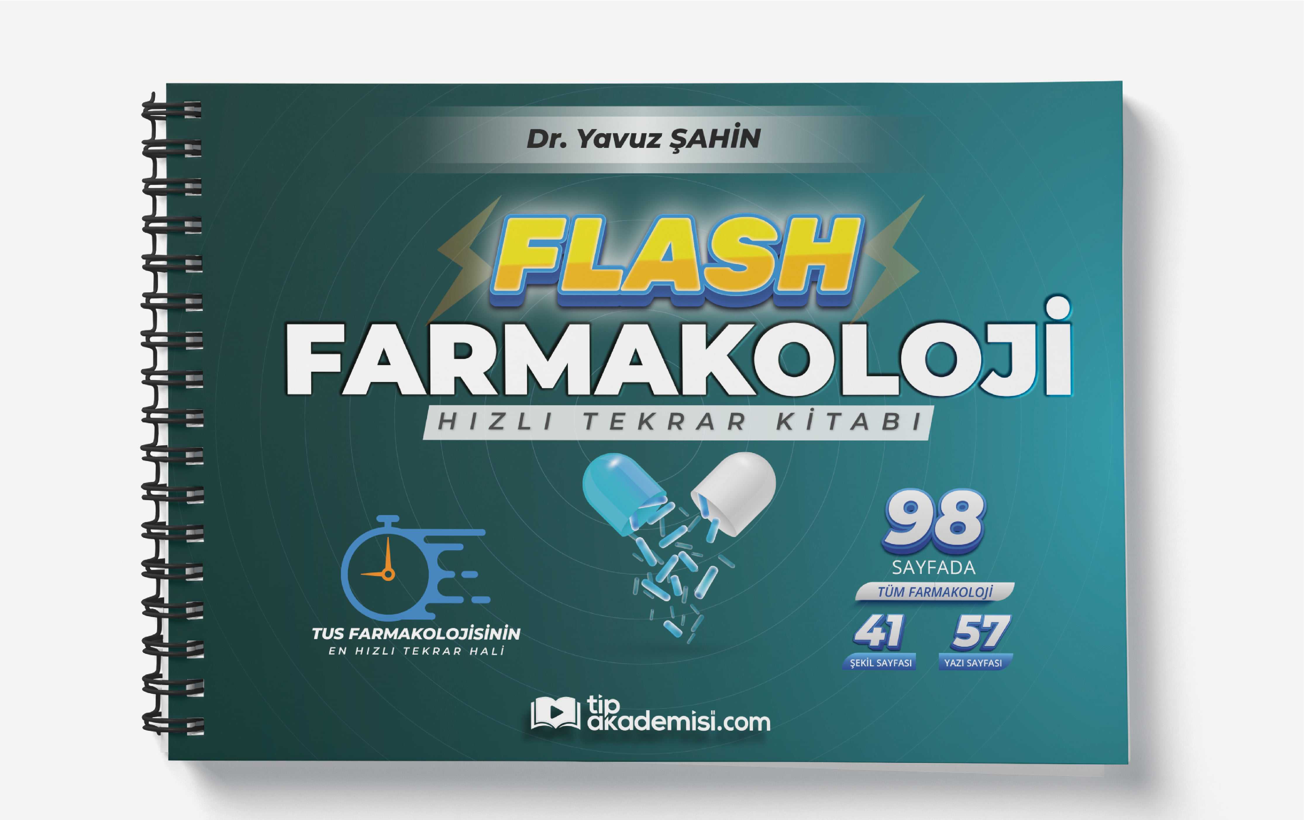 Flash TUS Farmakoloji Konu Kitabı (a4 Formatı)