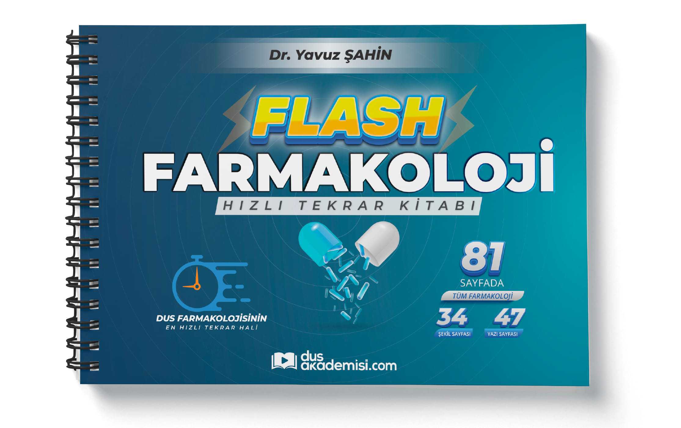 Flash DUS Farmakoloji Konu Kitabı (a5 Formatı)