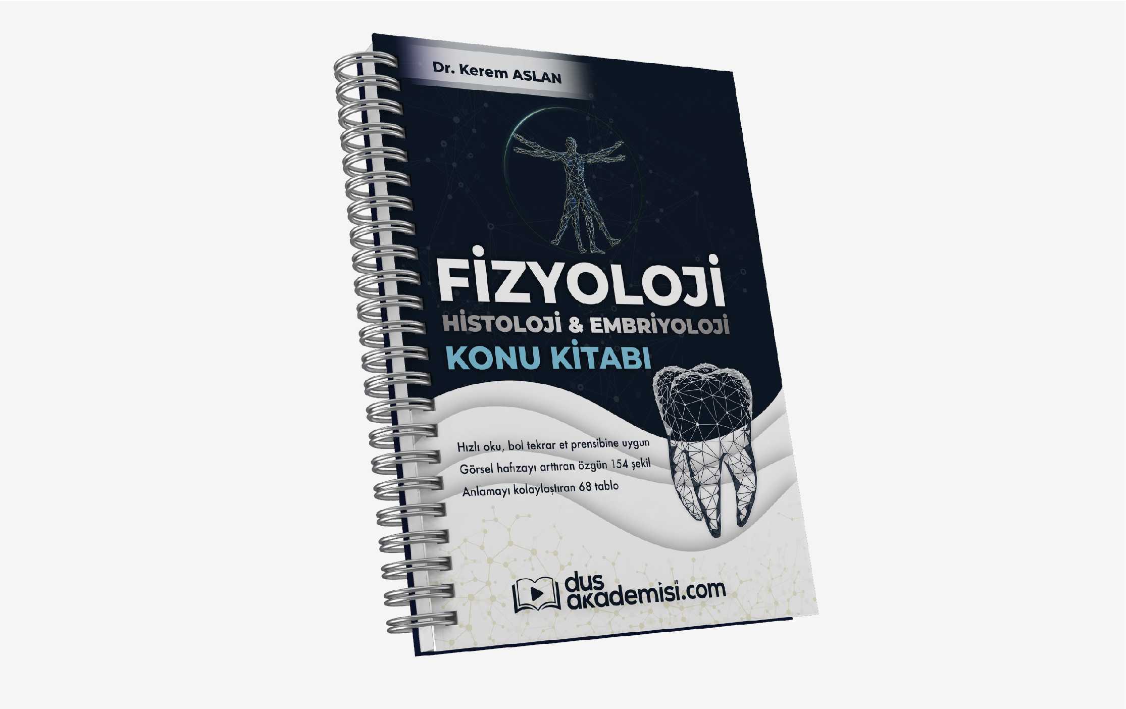 DUS Fizyoloji Histoloji ve Embriyoloji Konu Kitabı