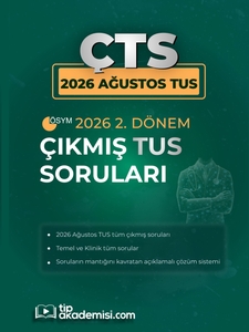 Çıkmış Tus Soruları 2026 Ağustos TUS Kitabı