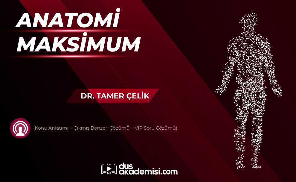 DUS Anatomi Maksimum (Konu Anlatımı + Çıkmış Benzeri Çözümü + VIP Soru Çözümü)