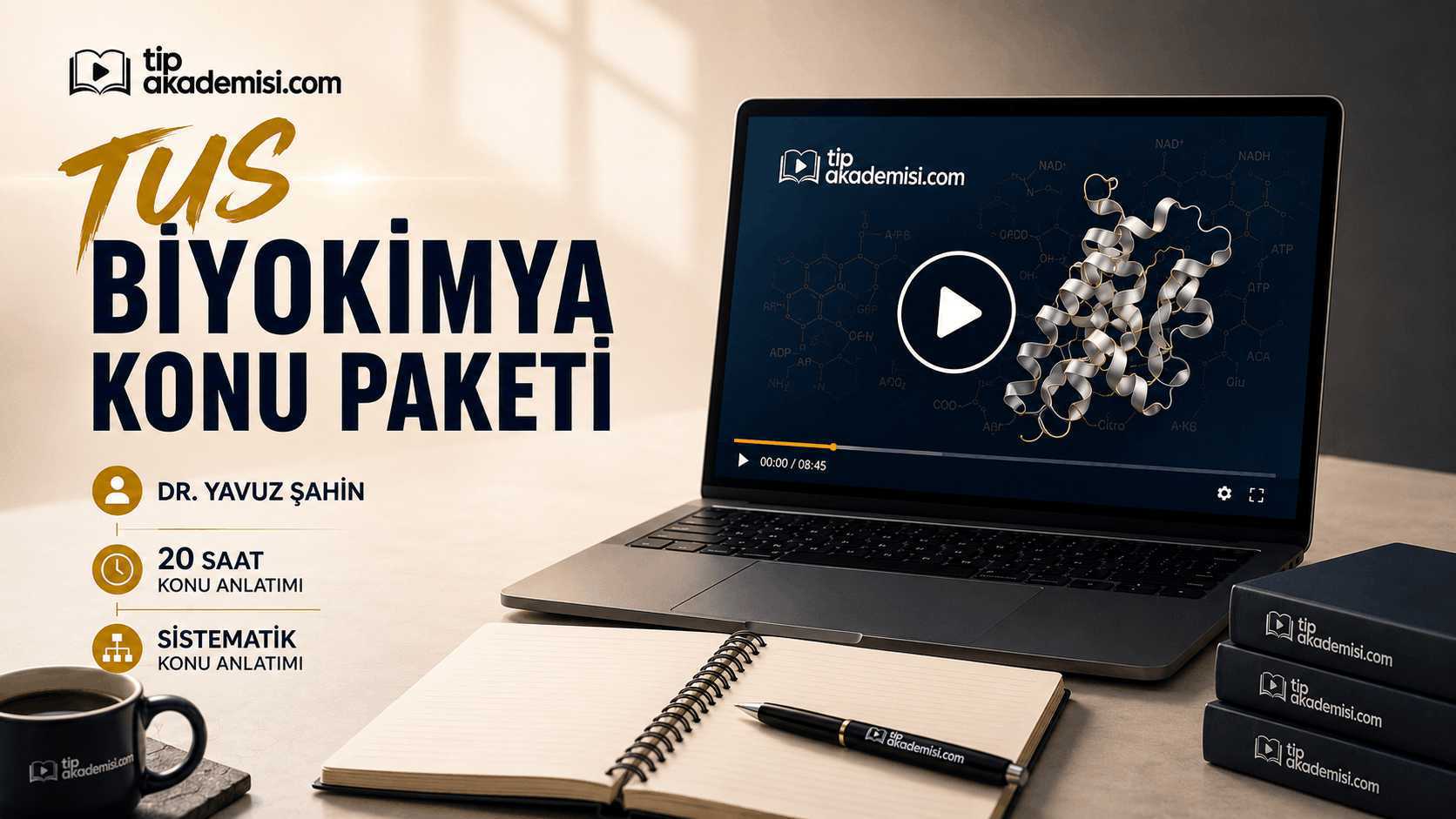 TUS Biyokimya Konu Anlatım Video Paketi
