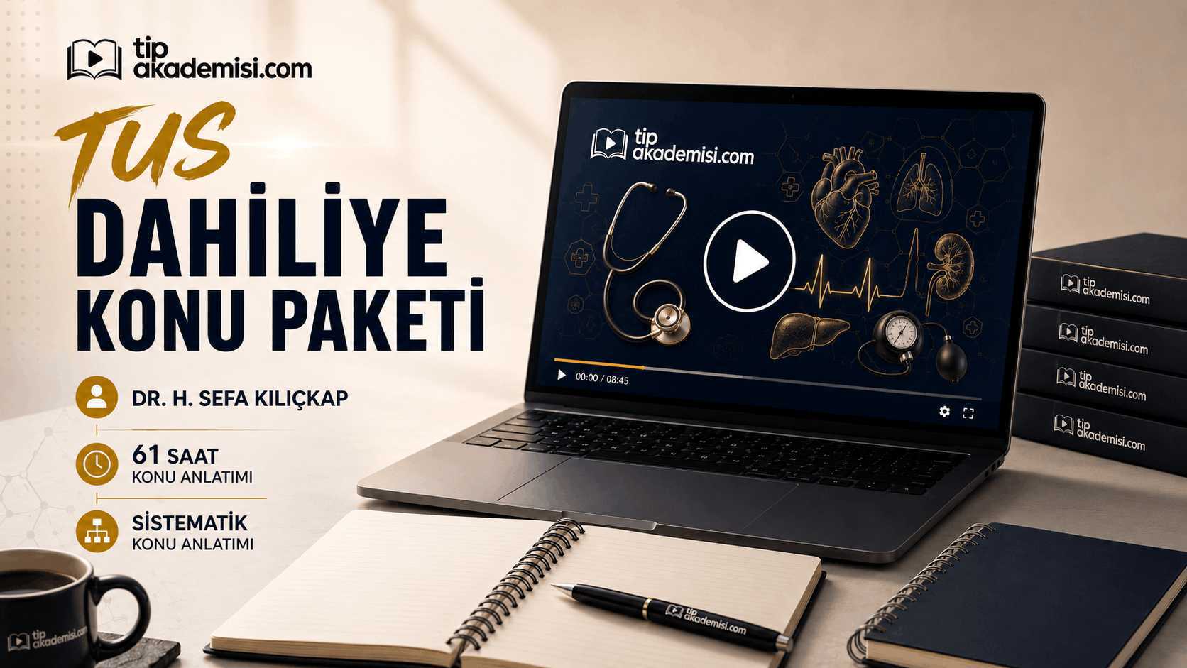 TUS Dahiliye Konu Anlatım Video Paketi