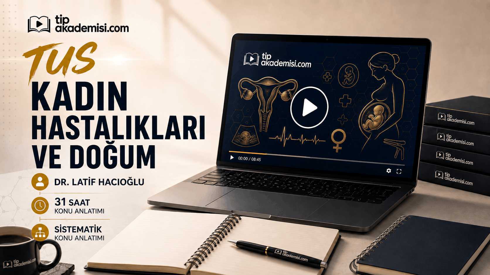 TUS Kadın Hastalıkları ve Doğum Konu Anlatım Video Paketi