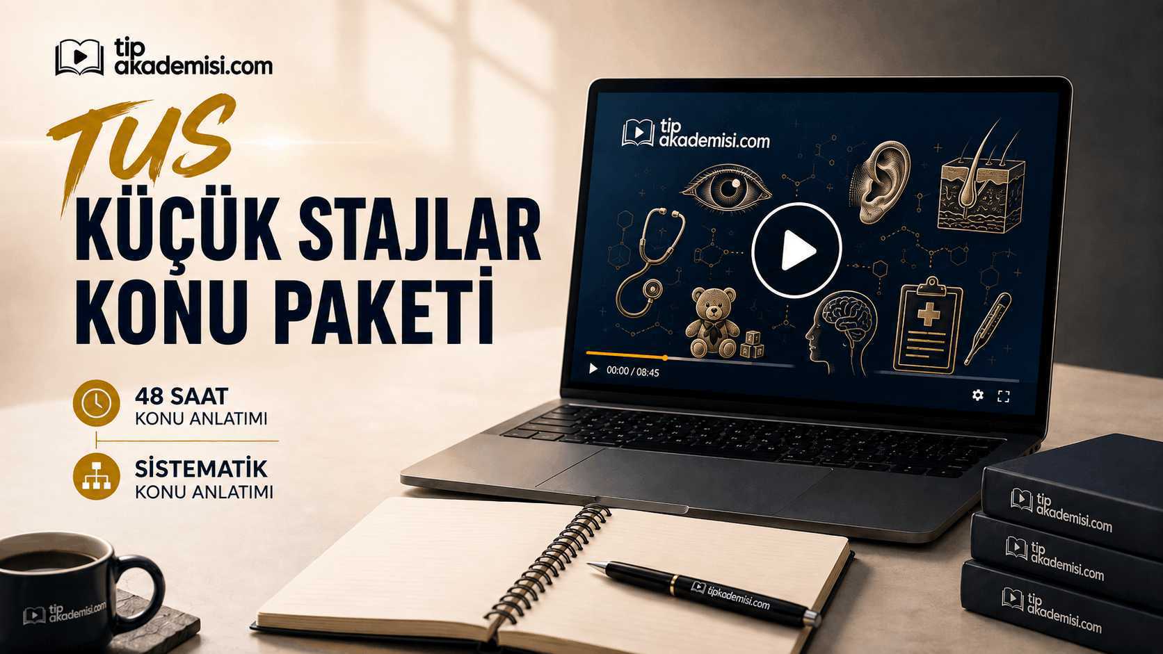 TUS Küçük Stajlar Konu Anlatım Video Paketi