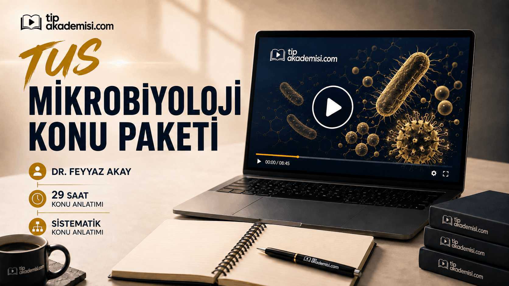 TUS Mikrobiyoloji Konu Anlatım Video Paketi
