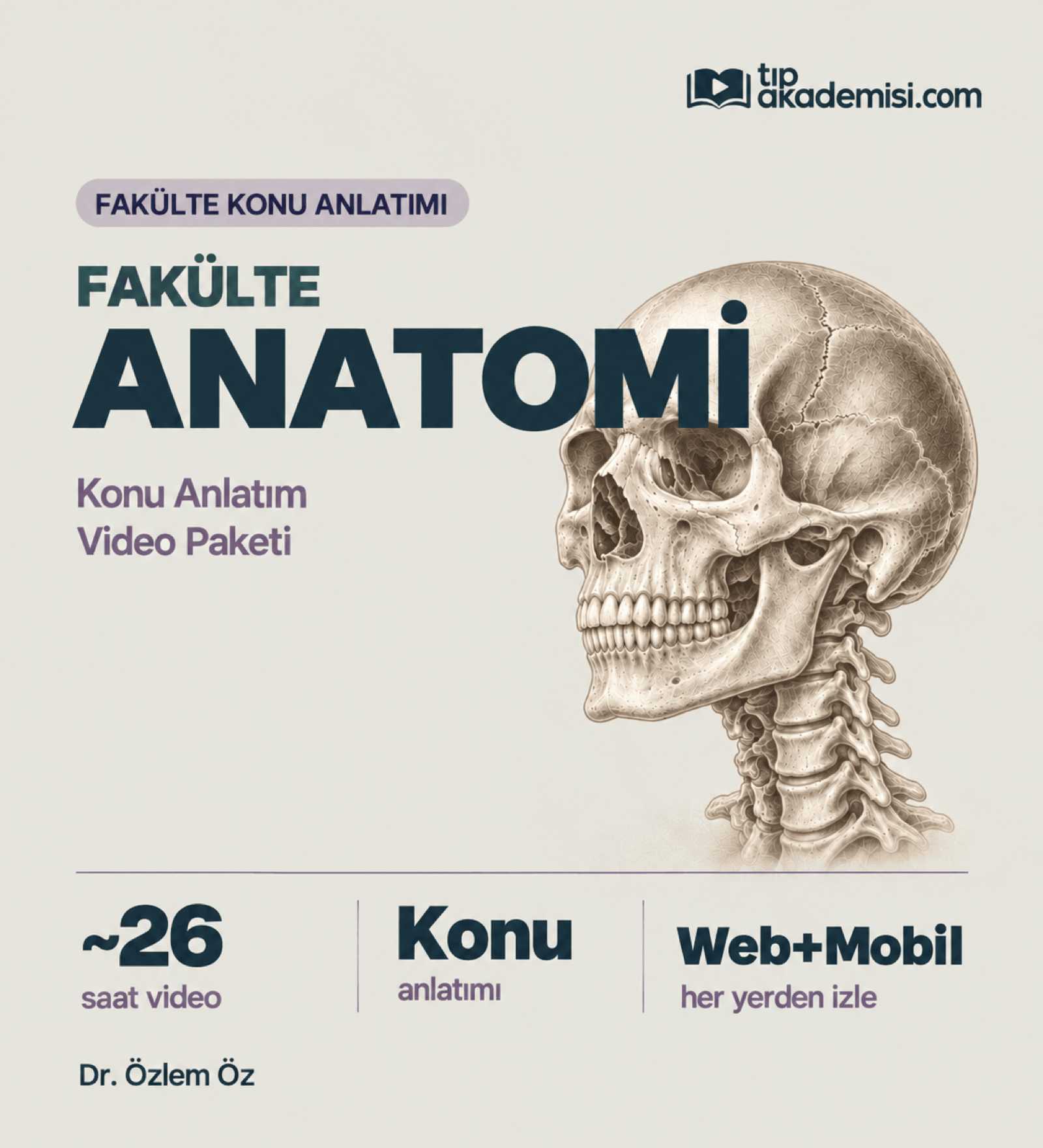 Fakülte Anatomi Konu Anlatım Video Paketi — görsel 2