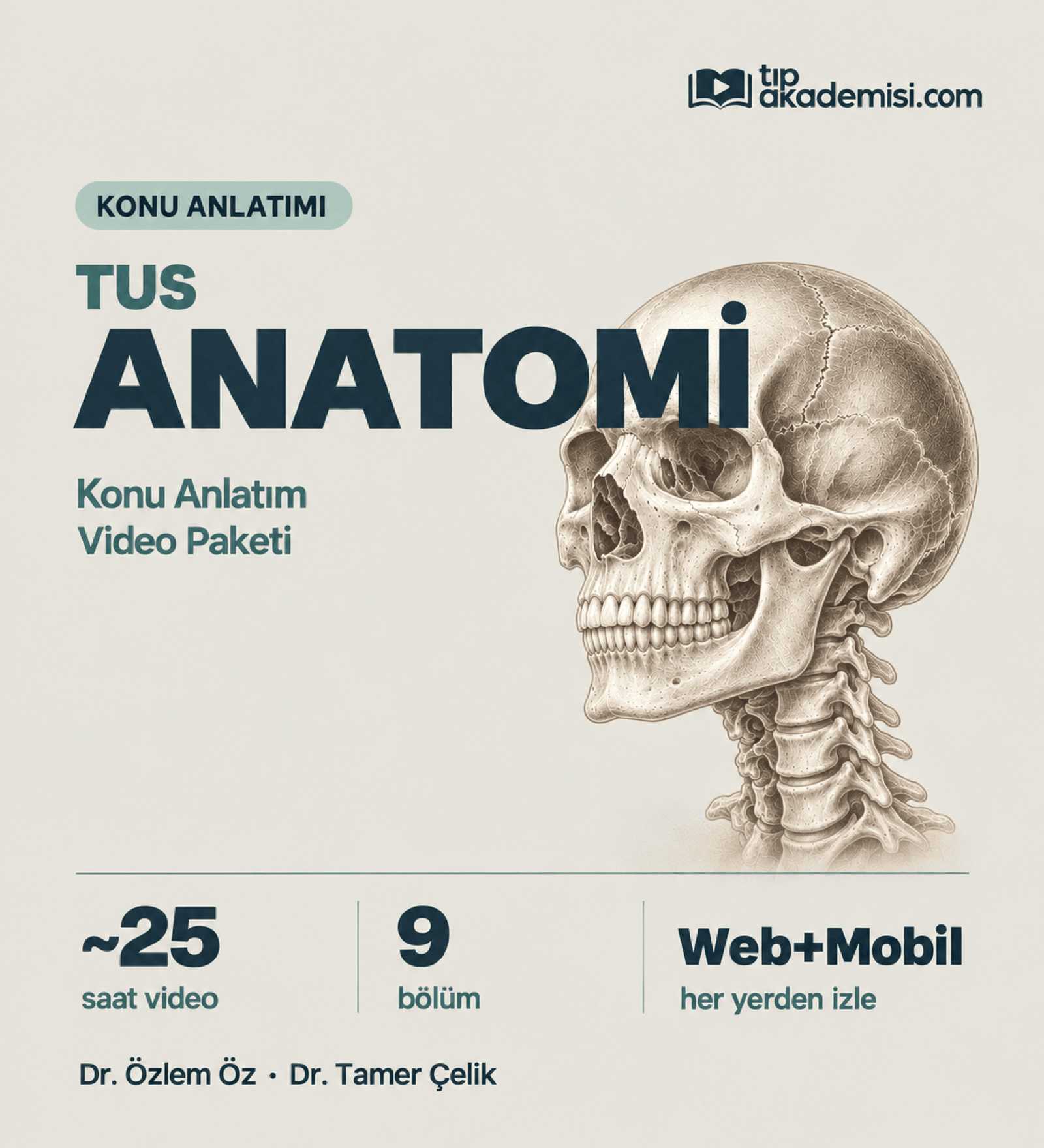 TUS Anatomi Konu Anlatım Video Paketi — görsel 2