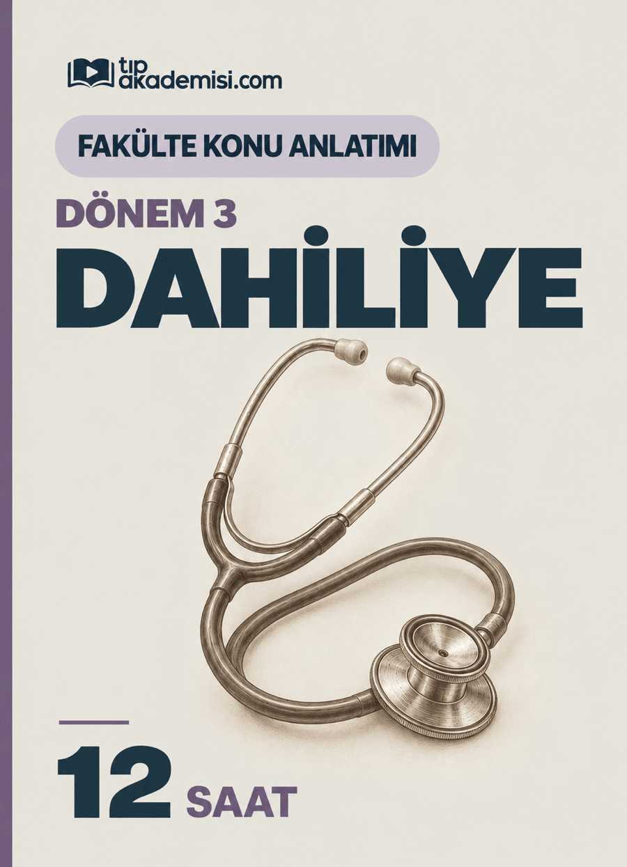 Fakülte Dönem 3 | Dahiliye Konu Anlatım Video Paketi — görsel 3