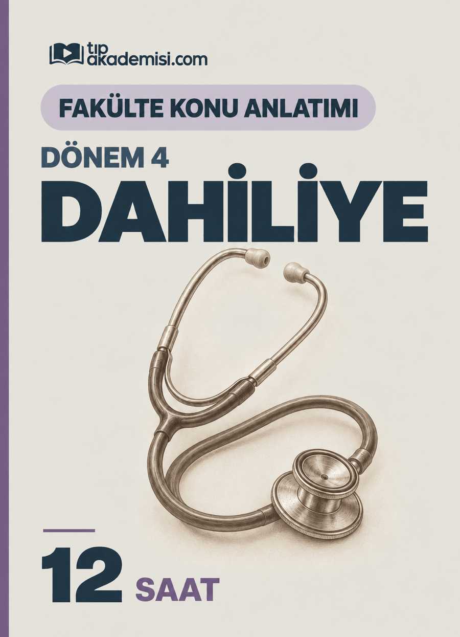 Fakülte Dönem 4 | Dahiliye Konu Anlatım Video Paketi — görsel 3