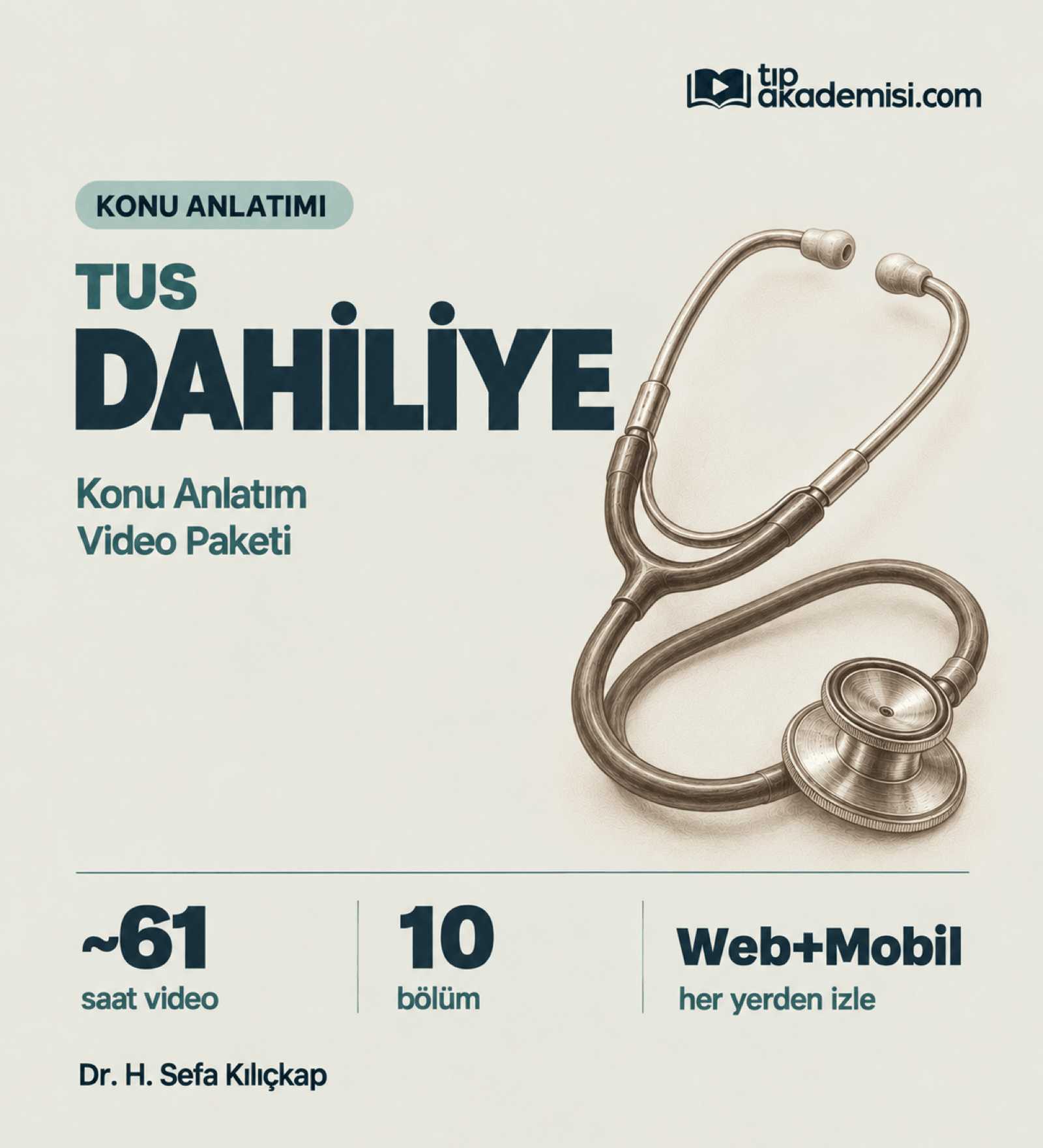 TUS Dahiliye Konu Anlatım Video Paketi — görsel 2