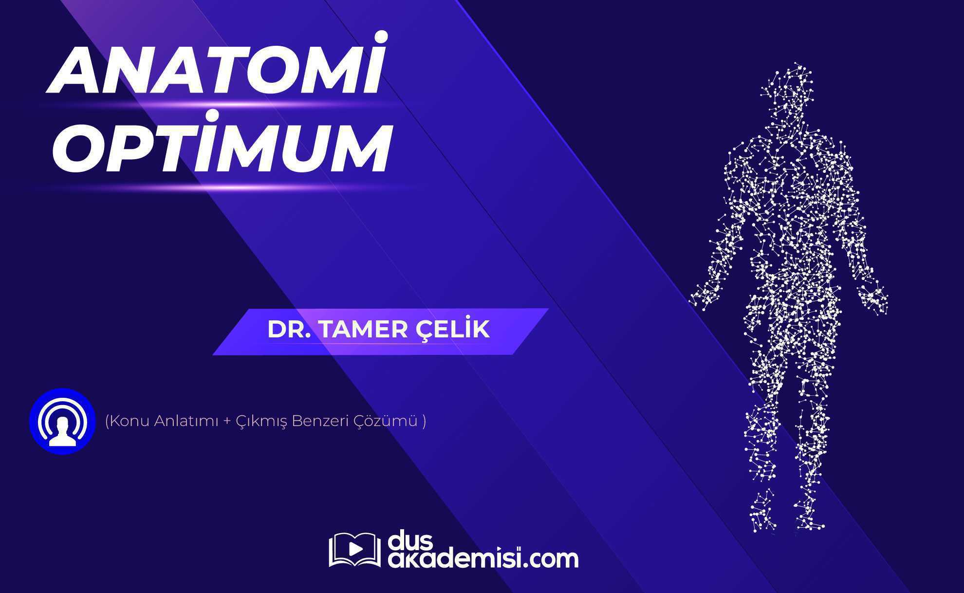 DUS Anatomi Optimum (Konu Anlatımı + Çıkmış Benzeri Çözümü)