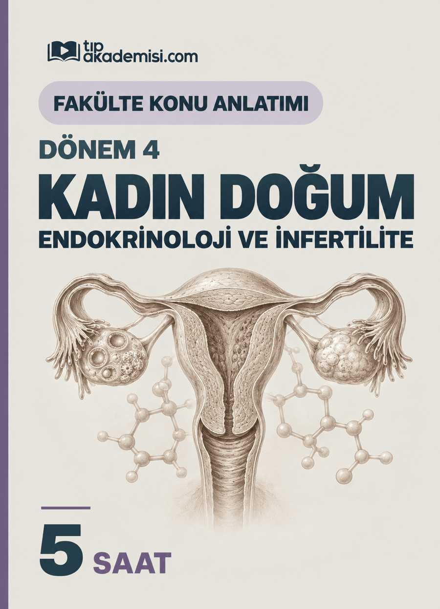 Fakülte Dönem 4 - Kadın Doğum Endokrinoloji ve İnfertilite (Konu Anlatımı) — görsel 3