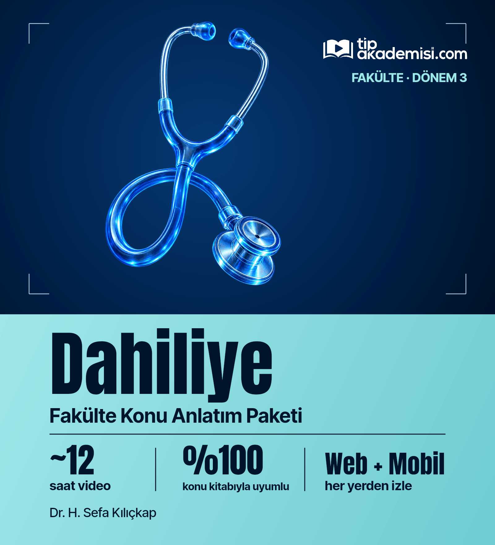 Fakülte Dönem 3 | Dahiliye Konu Anlatım Video Paketi — görsel 4