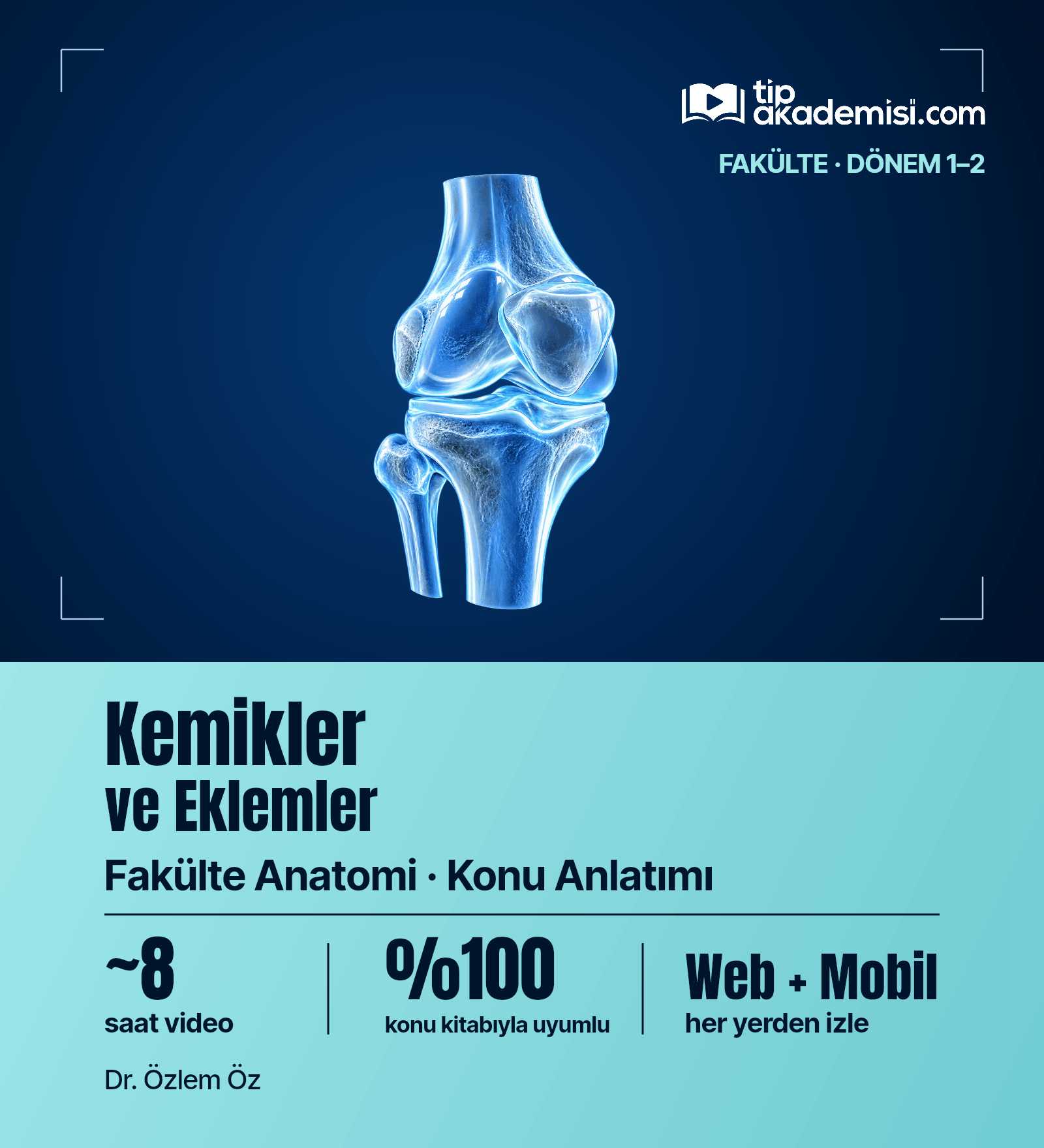 Fakülte Dönem 1-2 Anatomi Kemikler ve Eklemler (Konu Anlatımı) — görsel 4