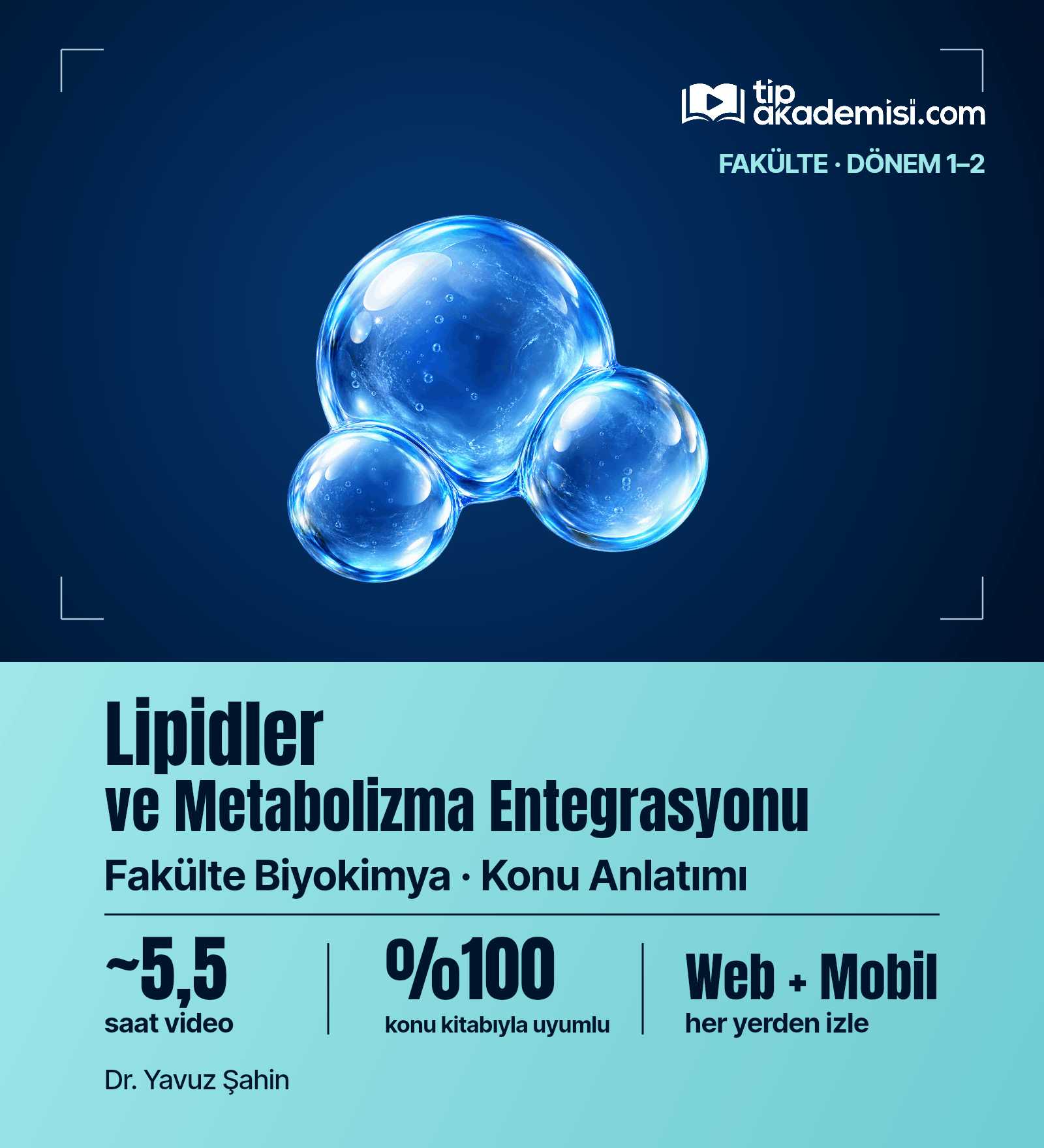 Fakülte Dönem 1-2 Biyokimya Lipidler ve Metabolizma Entegrasyonu (Konu Anlatımı) — görsel 4