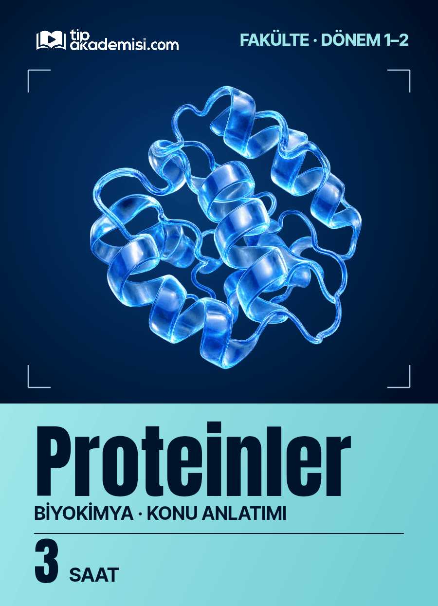Fakülte Dönem 1-2 Biyokimya Proteinler (Konu Anlatımı) — görsel 5