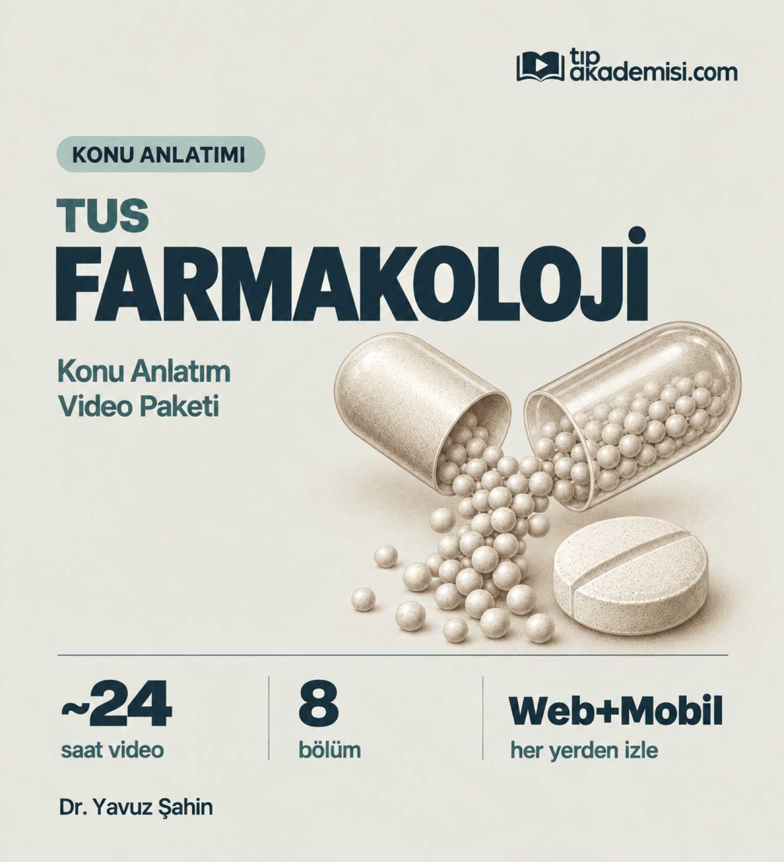 TUS Farmakoloji Konu Anlatım Video Paketi — görsel 2