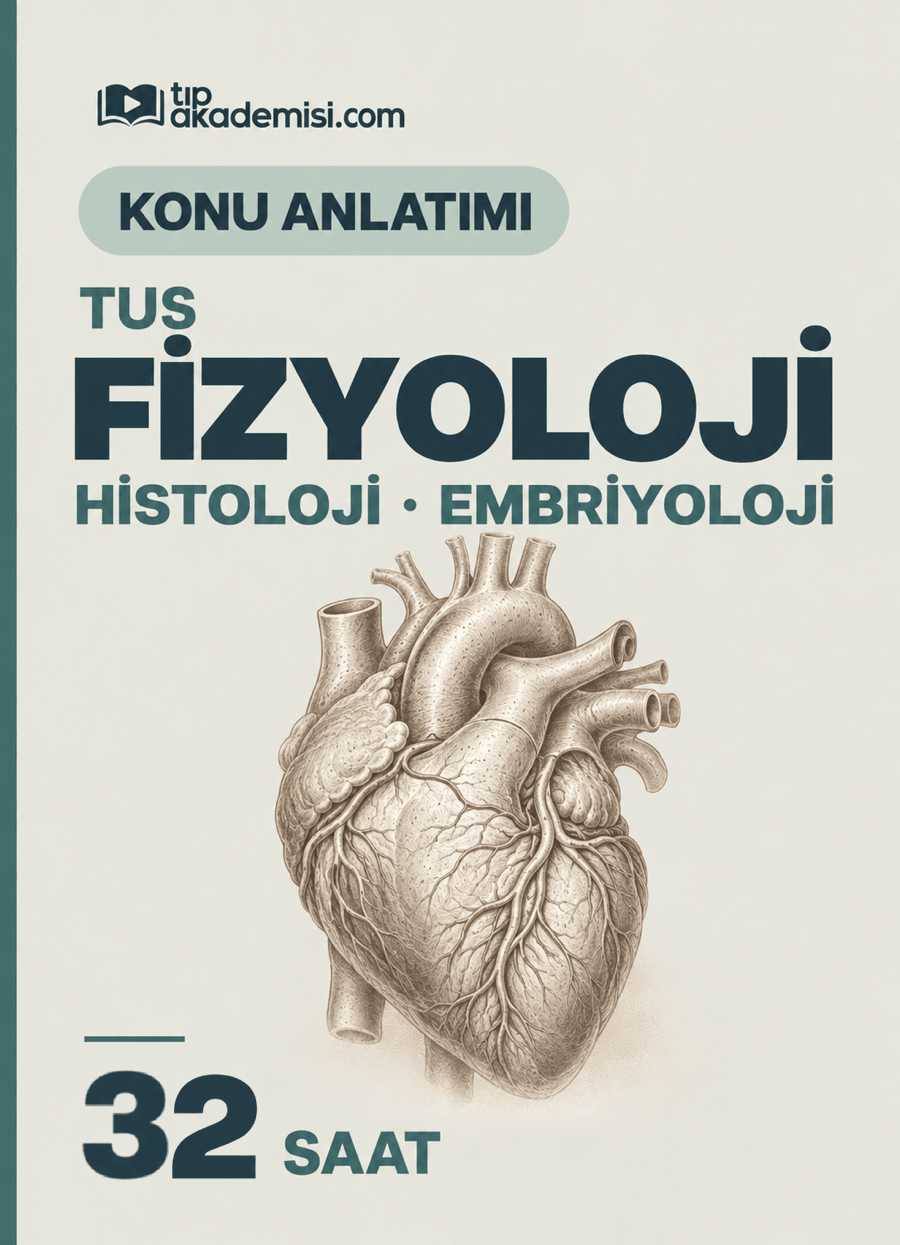 TUS Fizyoloji Histoloji Embriyoloji Konu Anlatım Video Paketi — görsel 3