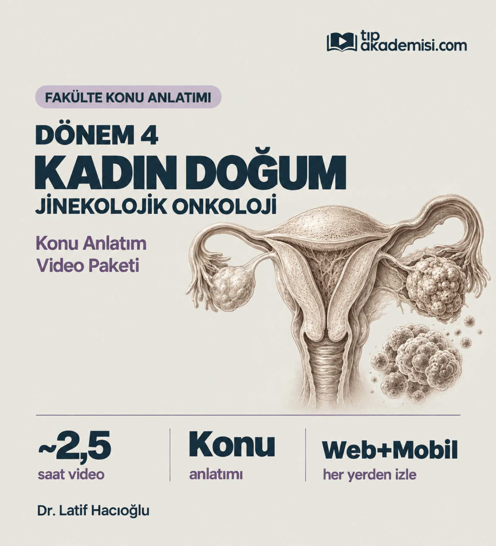 Fakülte Dönem 4 - Kadın Doğum Jinekolojik Onkoloji (Konu Anlatımı) — görsel 2