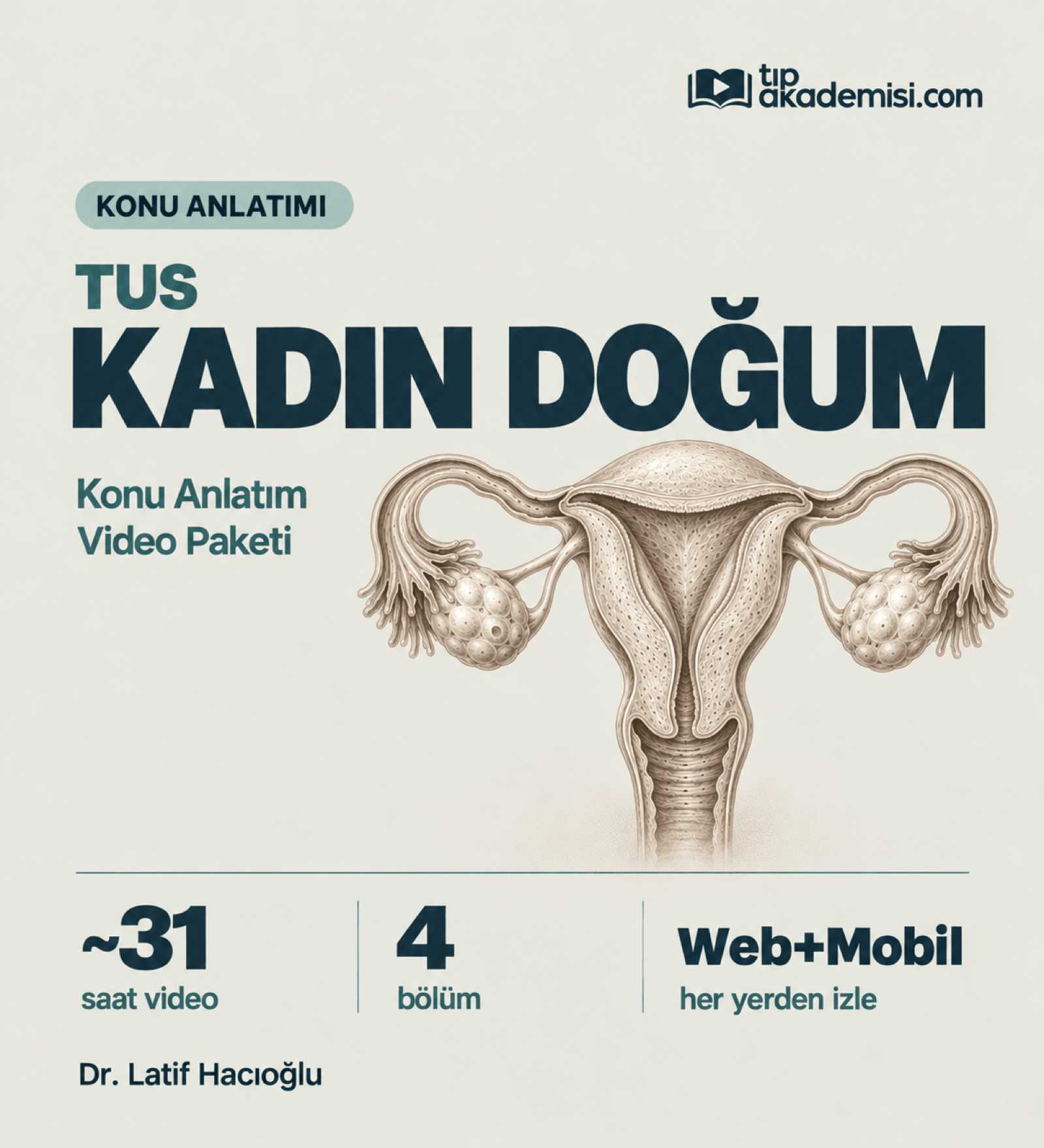 TUS Kadın Hastalıkları ve Doğum Konu Anlatım Video Paketi — görsel 2