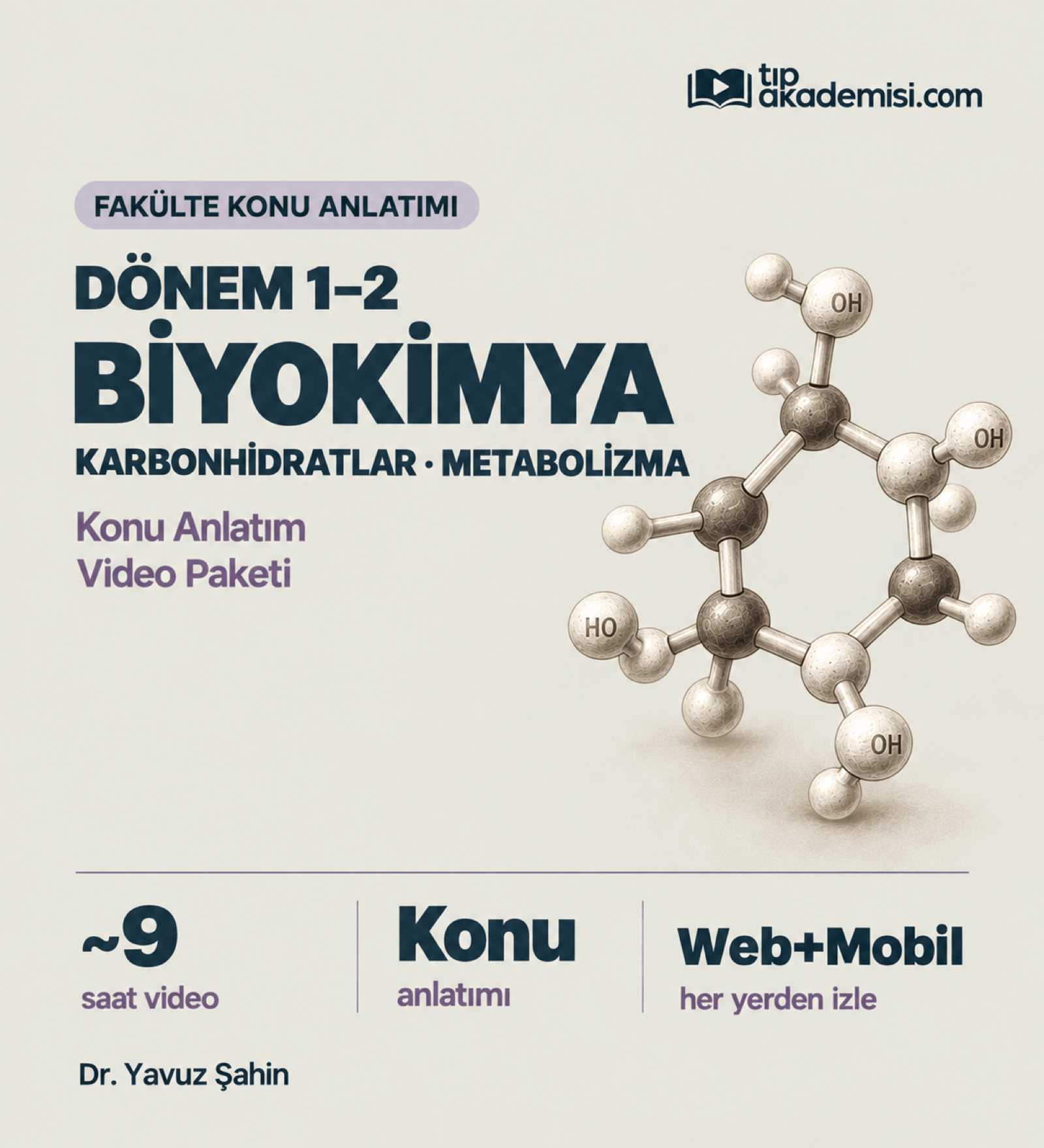 Fakülte Dönem 1-2 Biyokimya Karbonhidratlar ve Metabolizma Entegrasyonu (Konu Anlatımı) — görsel 2
