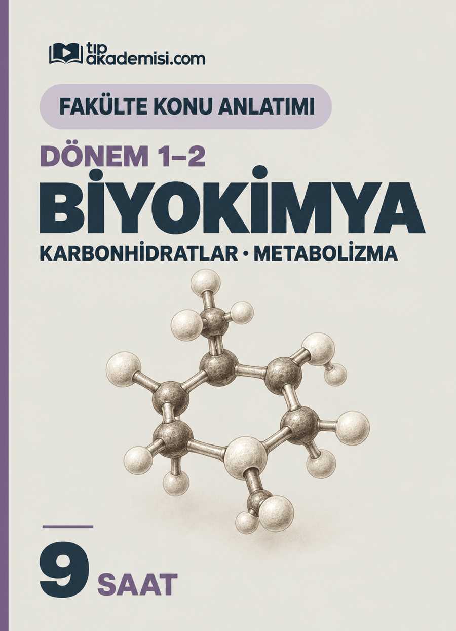 Fakülte Dönem 1-2 Biyokimya Karbonhidratlar ve Metabolizma Entegrasyonu (Konu Anlatımı) — görsel 3
