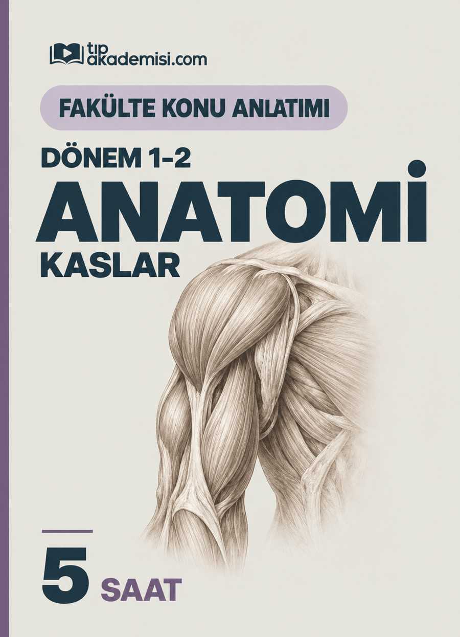 Fakülte Dönem 1-2 Anatomi Kaslar (Konu Anlatımı) — görsel 3