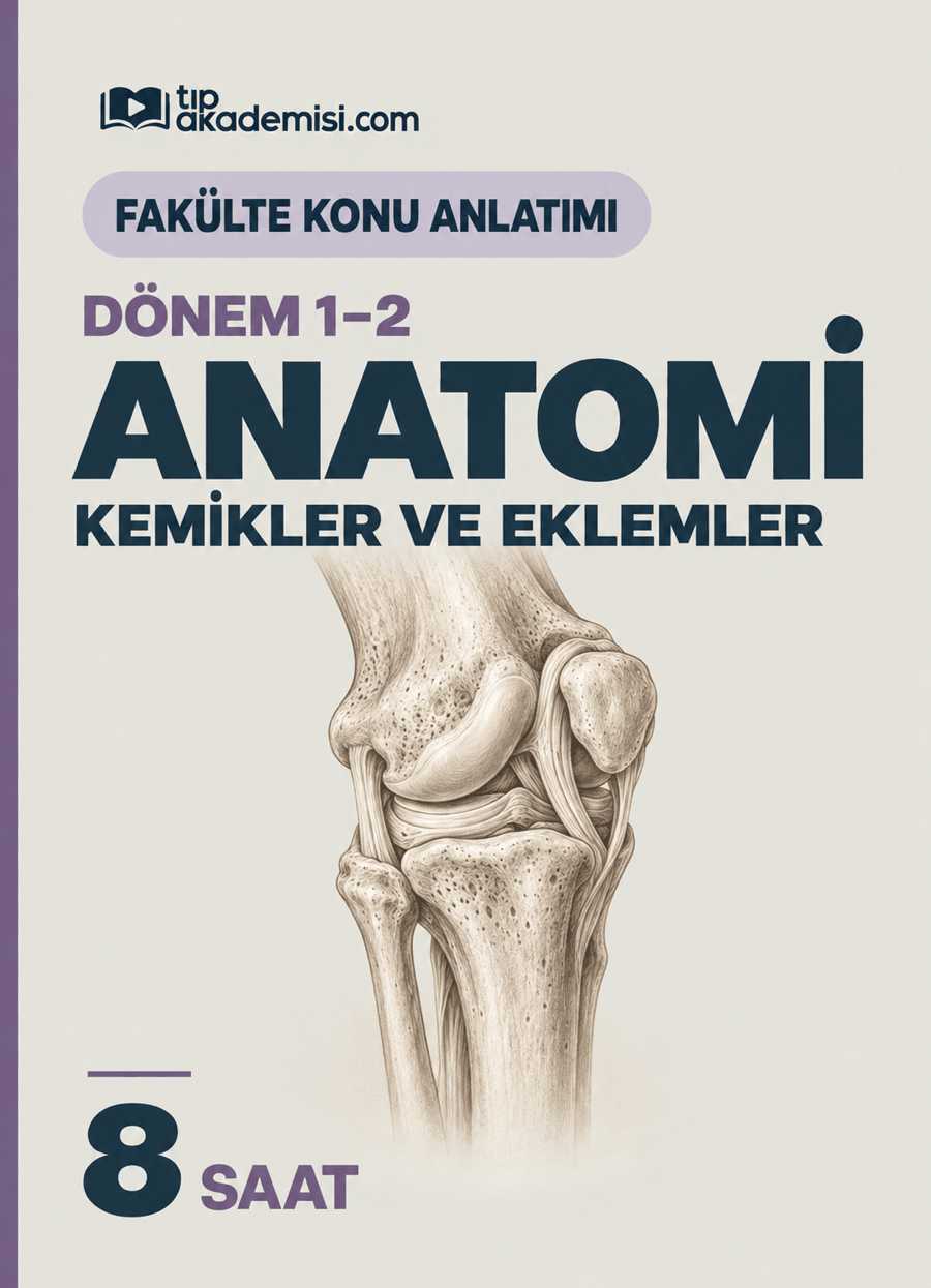 Fakülte Dönem 1-2 Anatomi Kemikler ve Eklemler (Konu Anlatımı) — görsel 3