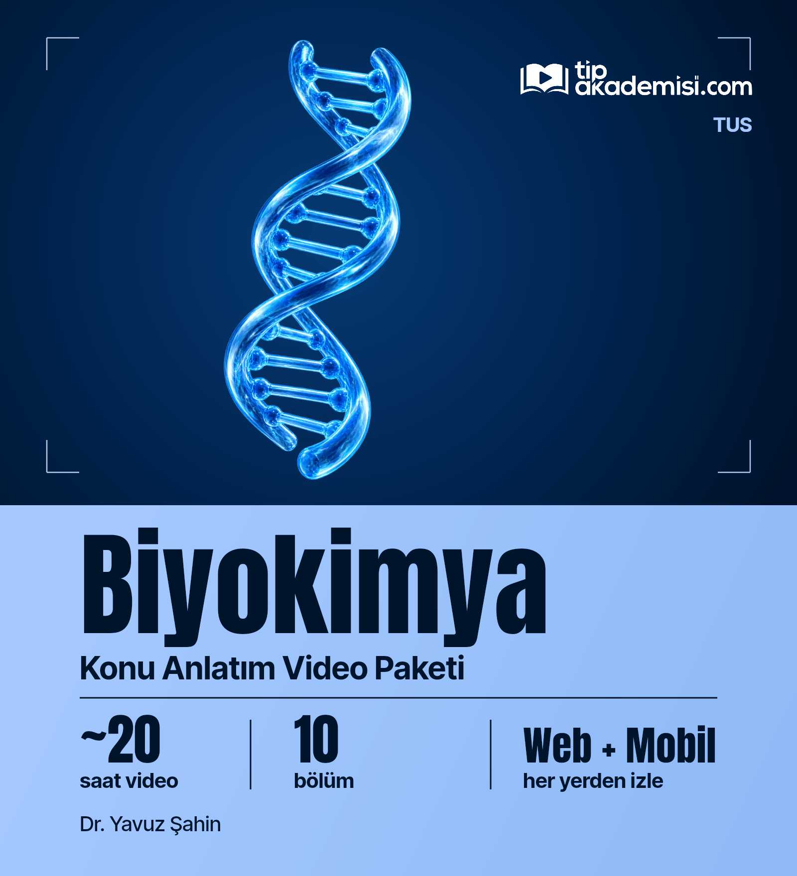 TUS Biyokimya Konu Anlatım Video Paketi — görsel 4