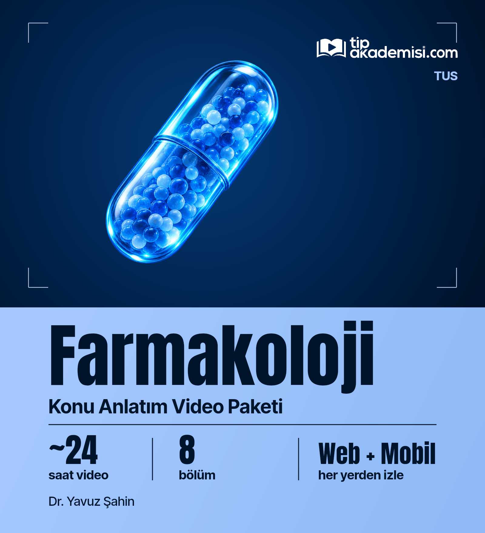 TUS Farmakoloji Konu Anlatım Video Paketi