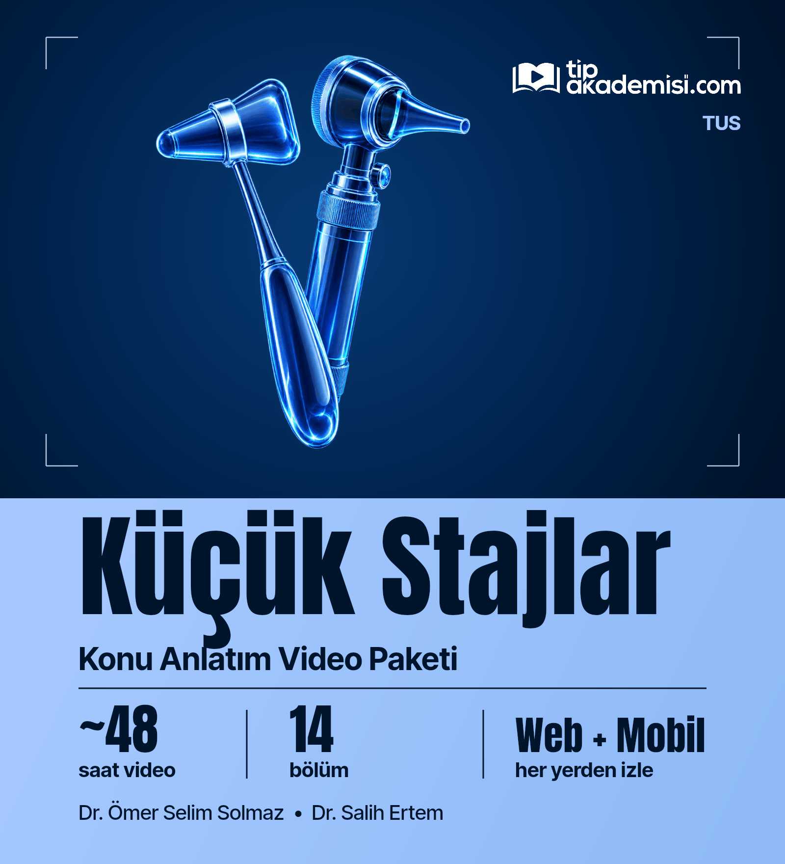 TUS Küçük Stajlar Konu Anlatım Video Paketi — görsel 4