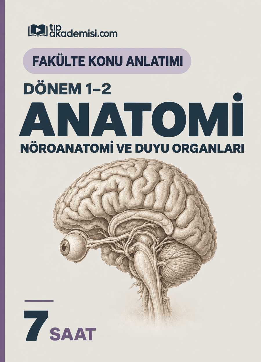 Fakülte Dönem 1-2 Anatomi Nöroanatomi ve Duyu Organları (Konu Anlatımı) — görsel 3