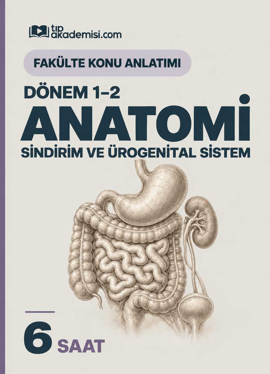 Fakülte Dönem 1-2 Anatomi Sindirim ve Ürogenital Sistemi (Konu Anlatımı) — görsel 3
