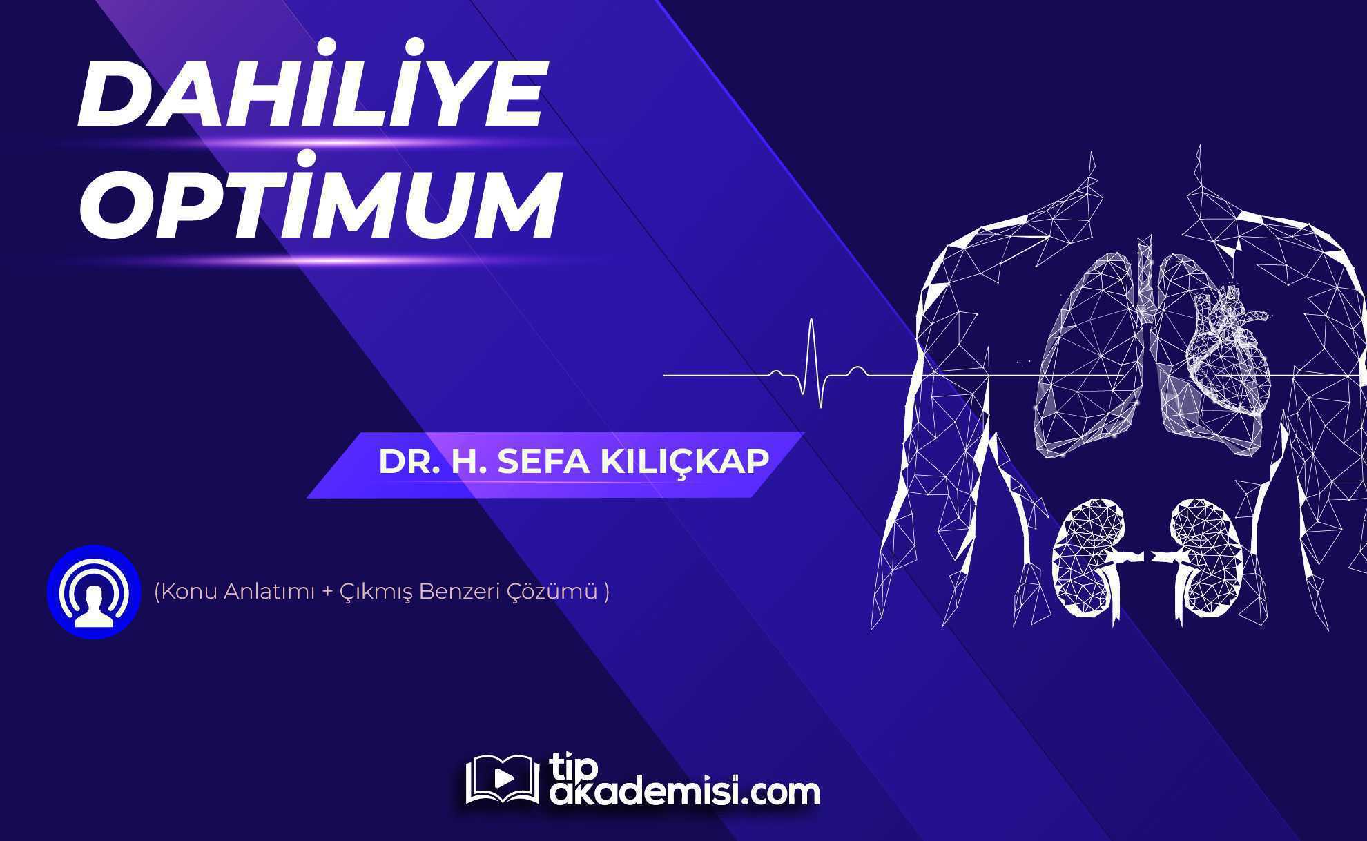 Dahiliye STS Optimum (Konu Anlatımı + Çıkmış Benzeri Çözümü)