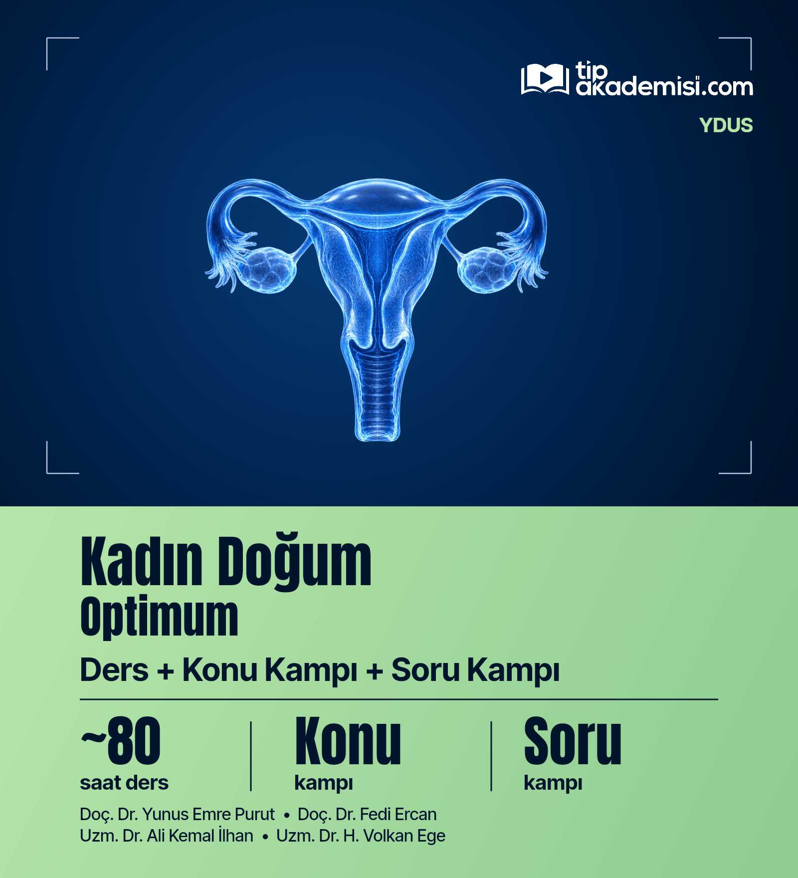 Kadın Doğum YAN DAL Optimum (Ders + Konu Kampı + Soru Kampı) — görsel 2