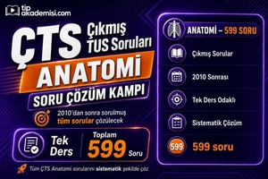 ÇTS Çıkmış Anatomi Soru Çözüm Paketi | TUS DUS EUS