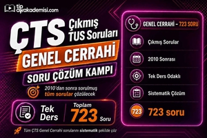 ÇTS Çıkmış Genel Cerrahi Soru Çözüm Paketi | TUS YDUS