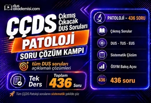 ÇÇDS Çıkmış Patoloji Soru Çözüm Paketi | DUS TUS EUS